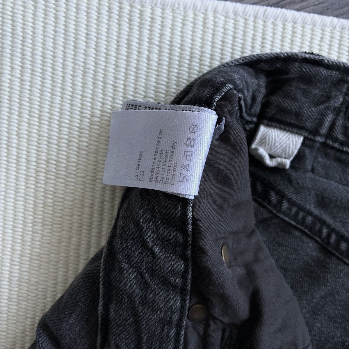 R13 R13 Shirring Jane Kane Black Jeans Size 28" / US 6 / IT 42 - 8 Thumbnail