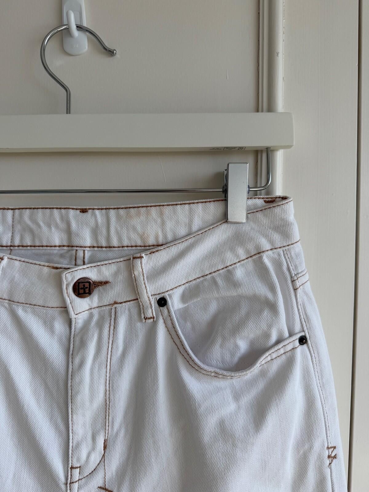 Ksubi new ksubi womens denim jeans nine o sugar rush white 28 10 Size 28" / US 6 / IT 42 - 6 Thumbnail