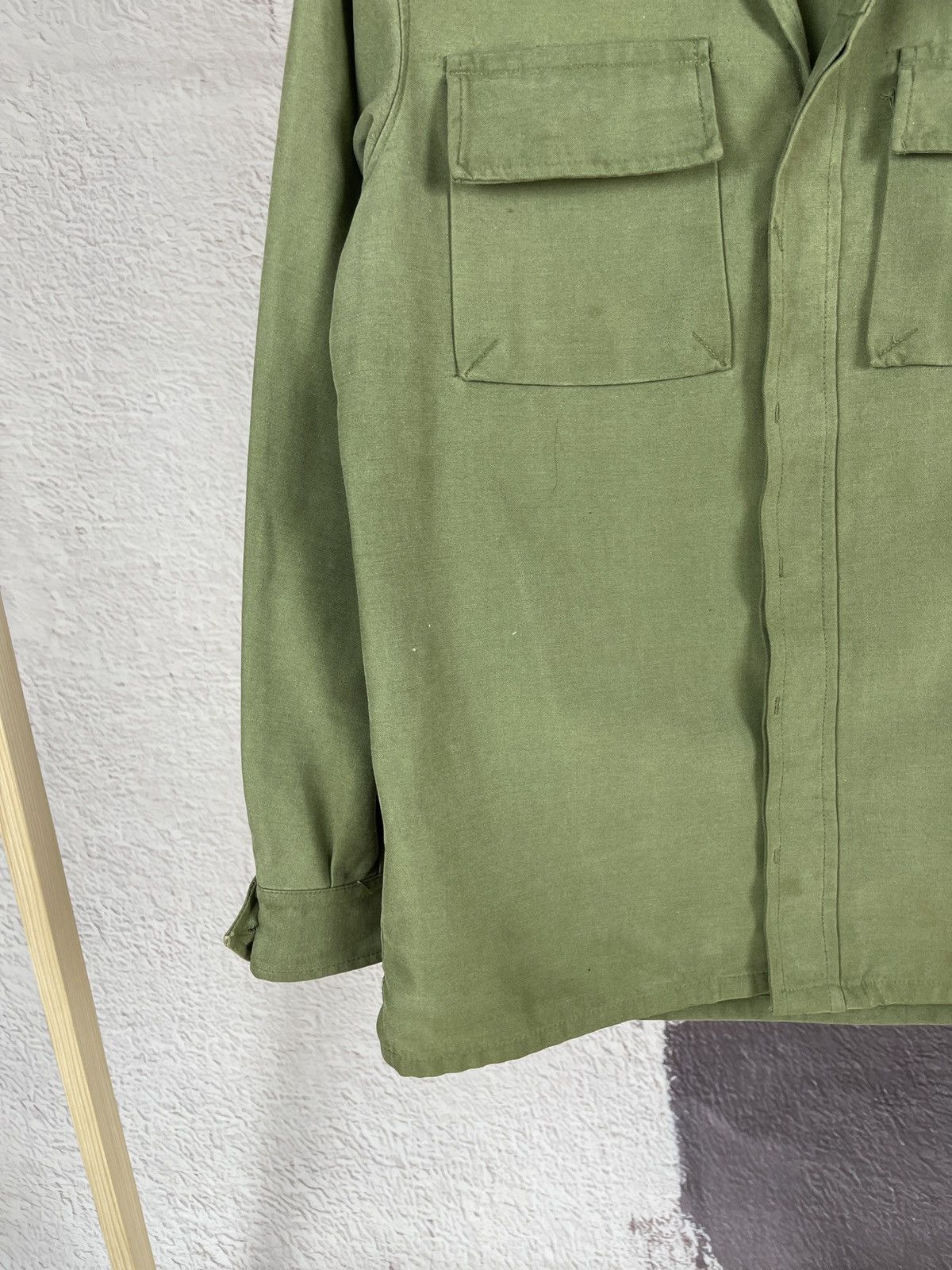 Vintage European army Vintage Real 80s-90s Military Shirt Jacket Size US M / EU 48-50 / 2 - 5 Thumbnail