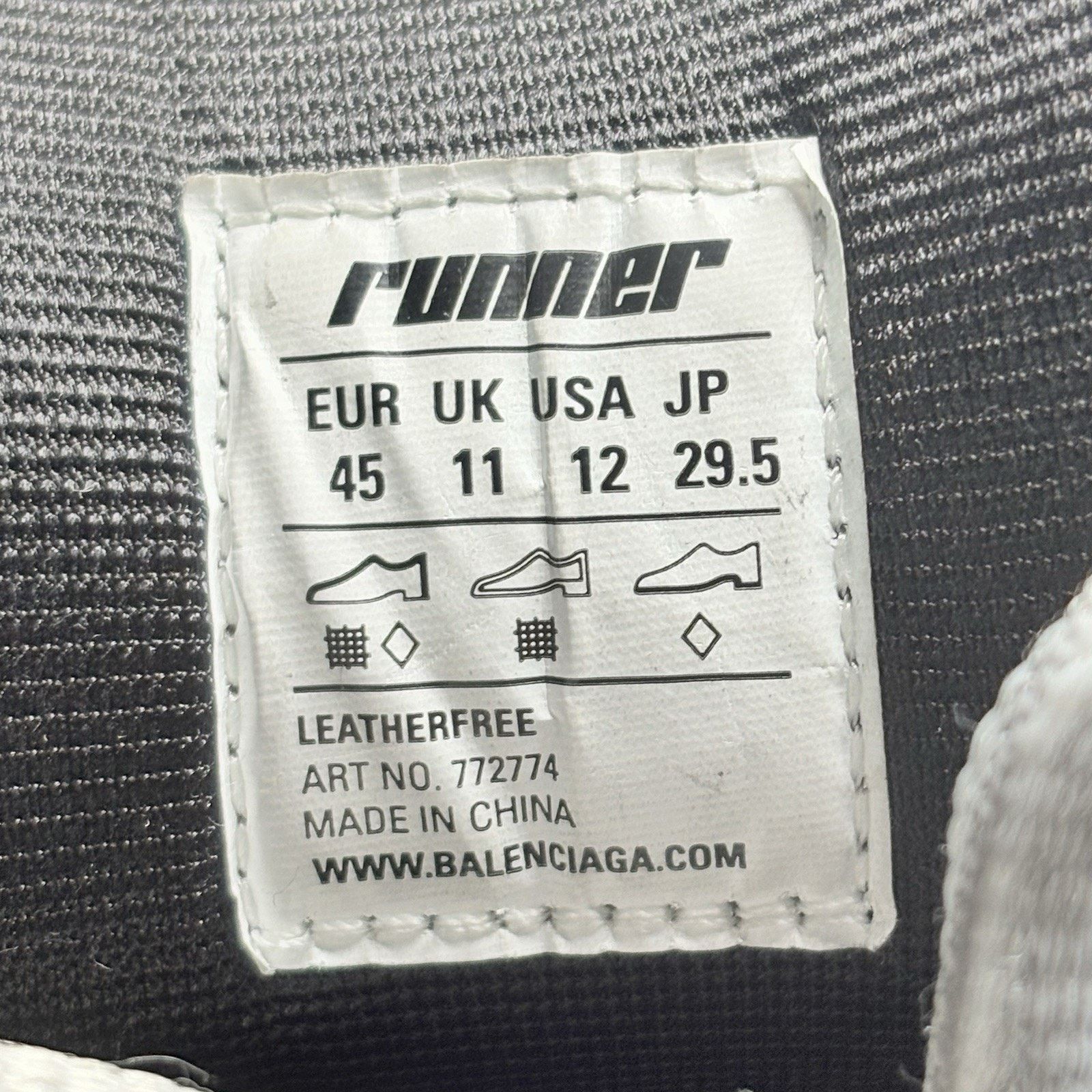 Balenciaga Balenciaga Runner ' White Yellow Blue ' EXCELLENT CONDITION! Size US 12 / EU 45 - 14 Thumbnail