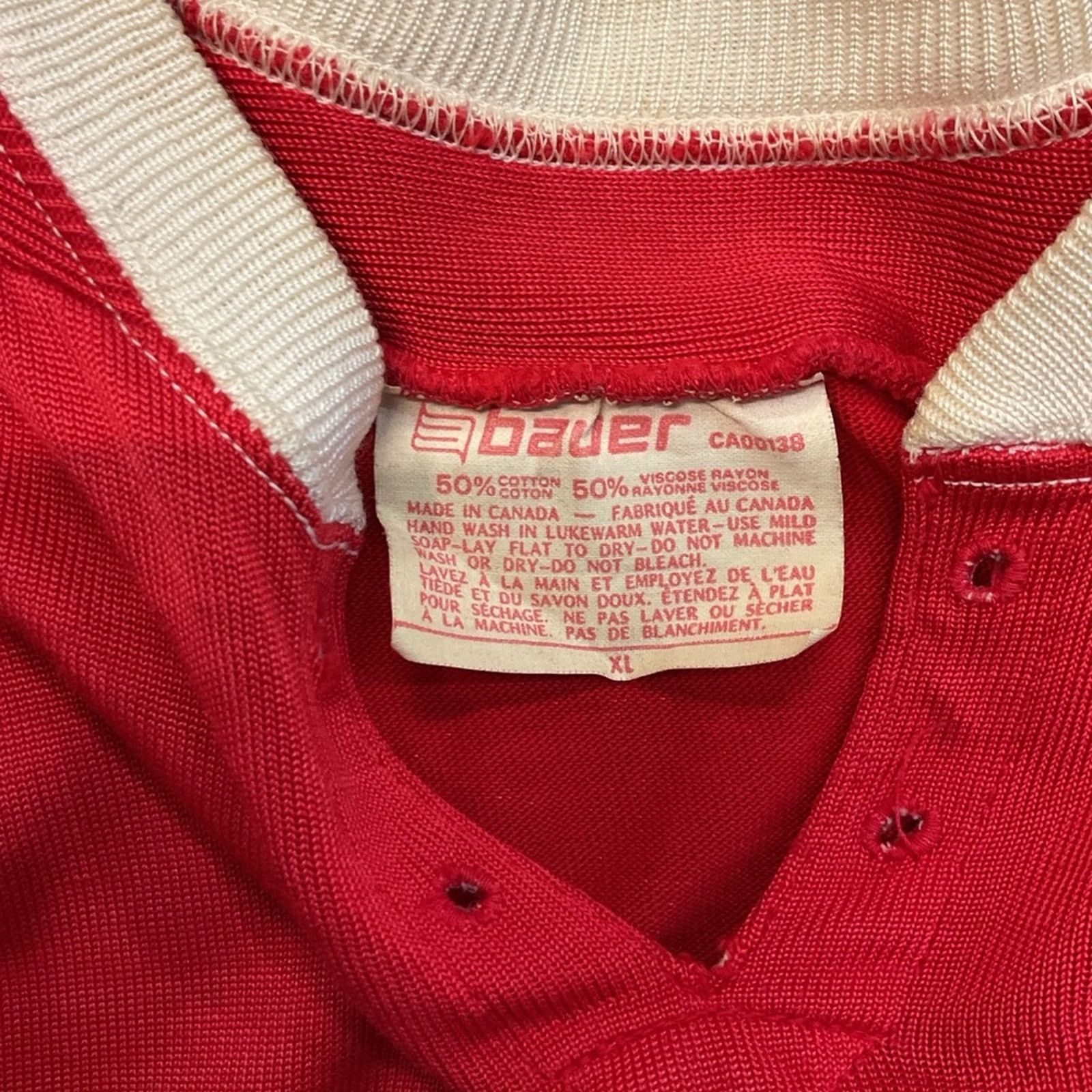 Eddie Bauer Bauer Montreal Canadiens Hockey Jersey Size US XL / EU 56 / 4 - 3 Thumbnail