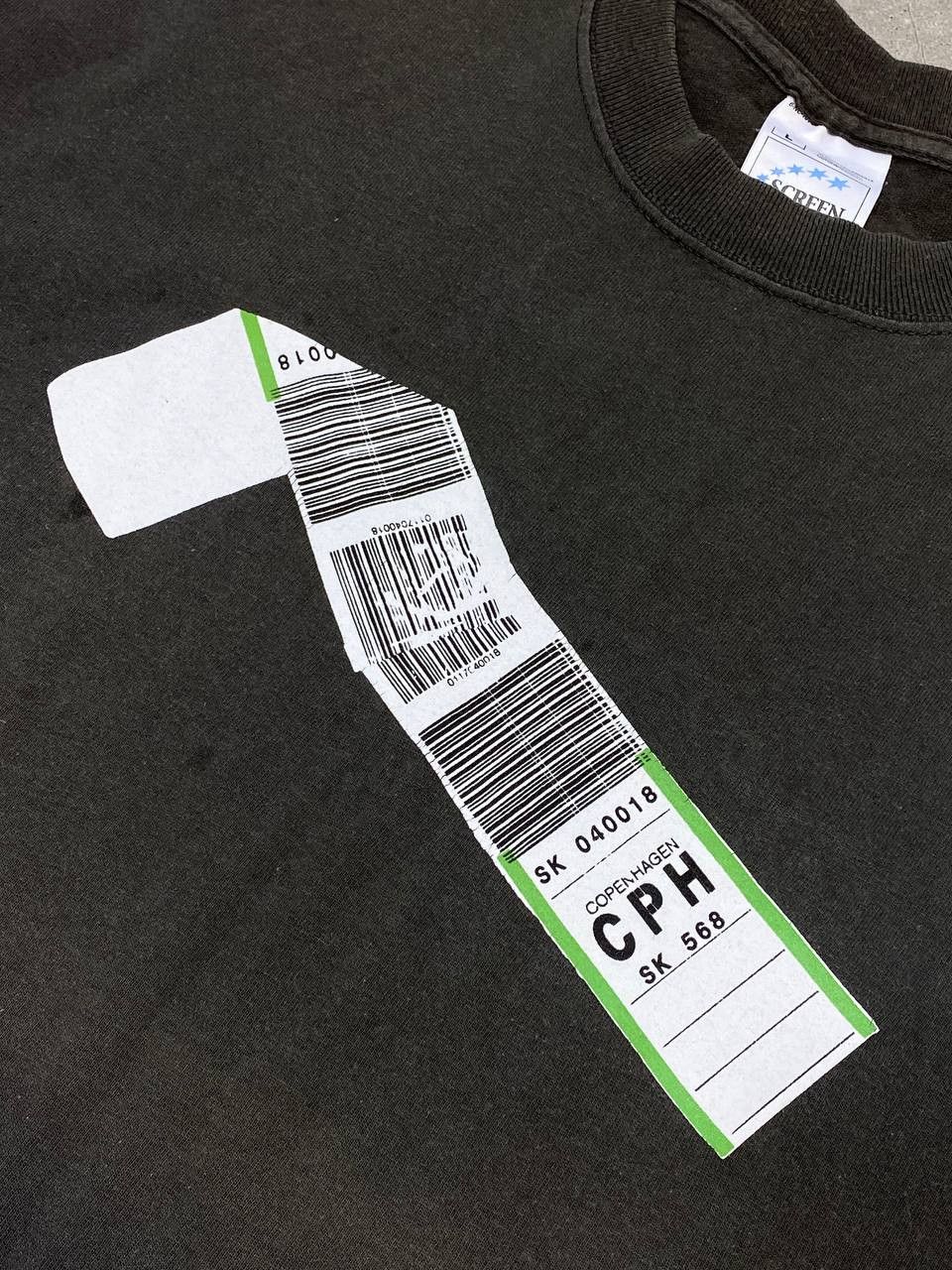 Vintage Vintage Zip Code 2000s Rave CPH Copenhagen T-Shirt Size US L / EU 52-54 / 3 - 8 Thumbnail