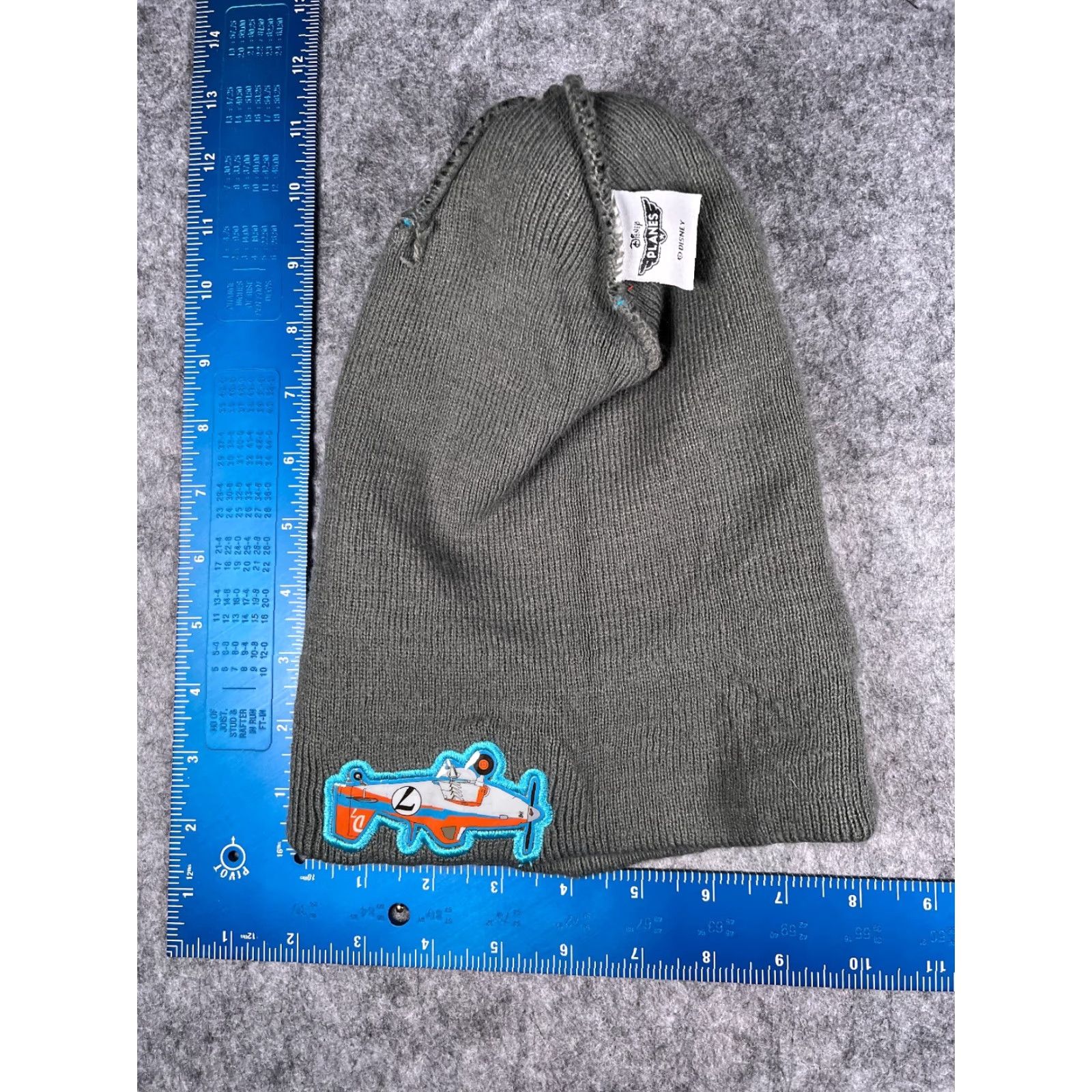 Disney Disney Dusty Planes Beanie Toque Hat Adult One Size Black Gray Blue 100% Acrylic Pom Knit Pom Size ONE SIZE - 6 Thumbnail