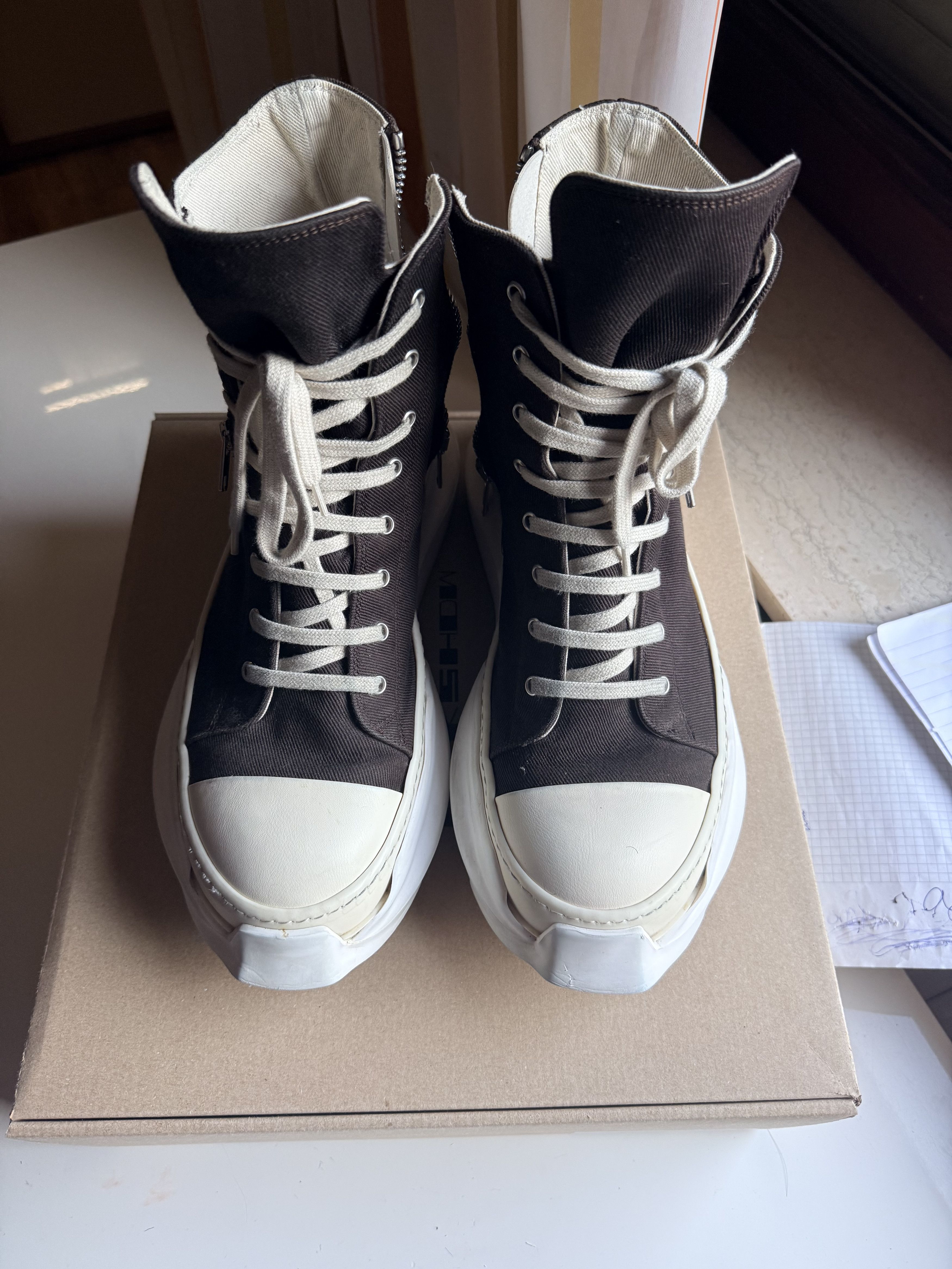 Rick Owens Drkshdw DRKSHDW FW25 ABSTRACT RAMONES Size US 12 / EU 45 - 8 Thumbnail
