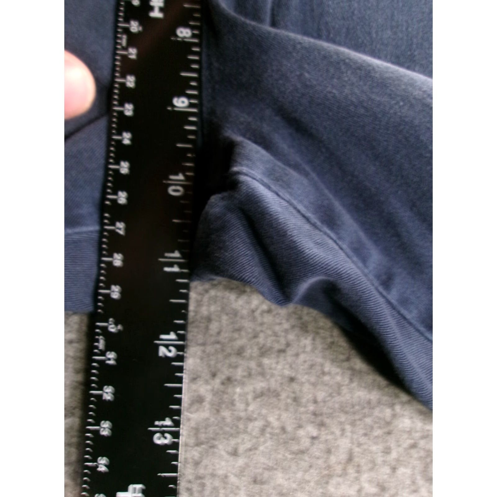 Lee Lee Pant Women 10P Petite Blue Chino Flat Front Mid Rise Casual Office Everyday Comfort Pockets Slim Straight Leg 28in Inseam Womens Size 32" / US 10 / IT 46 - 5 Thumbnail
