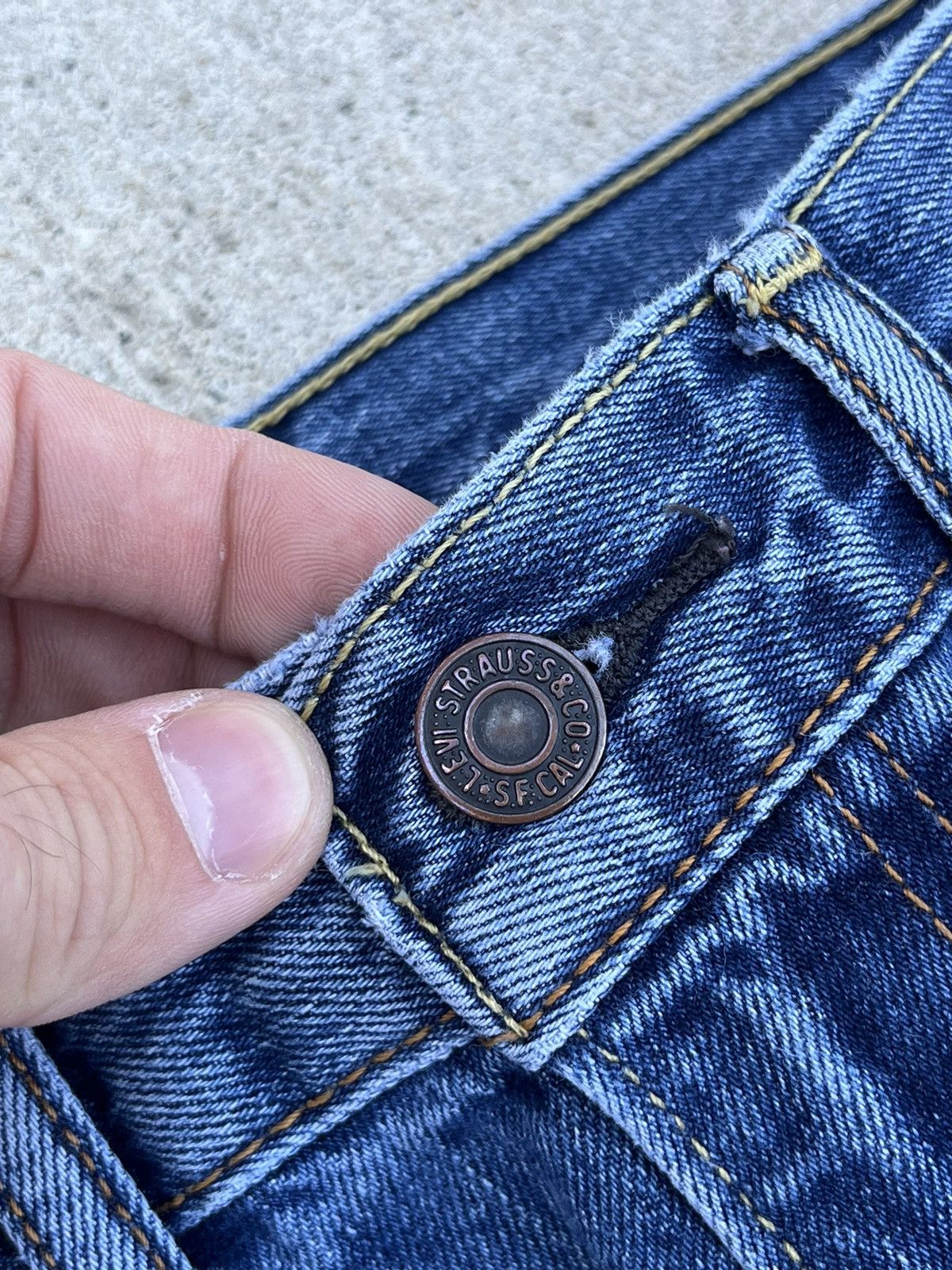 Levi's × Vintage Crazy Vintage Y2K Levi’s 505 Wash Jeans Size US 34 / EU 50 - 5 Thumbnail