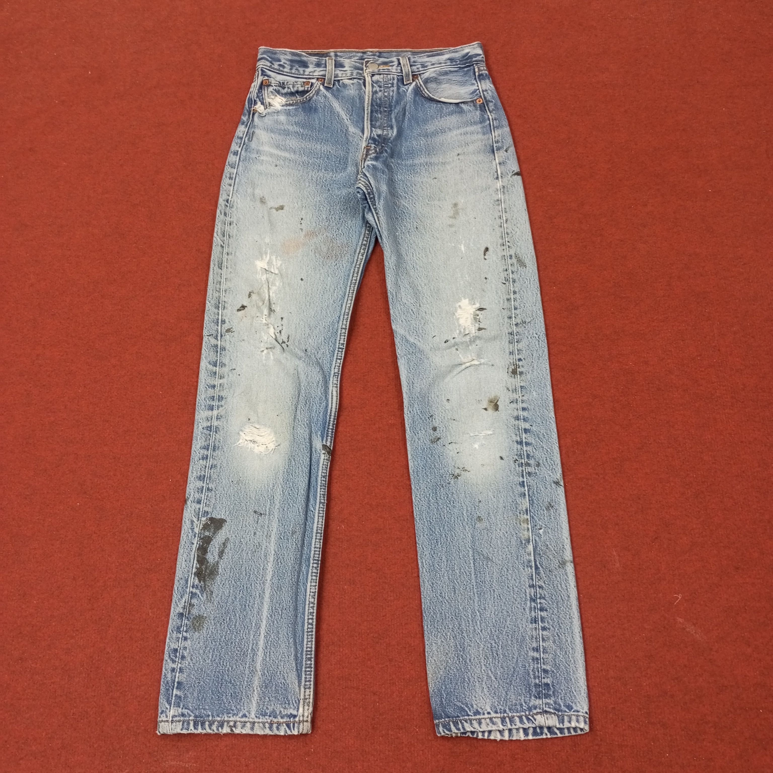 Levi's Levis 501 Streetwear Distressed Jeans c252n10 Size US 28 / EU 44 - 1 Thumbnail
