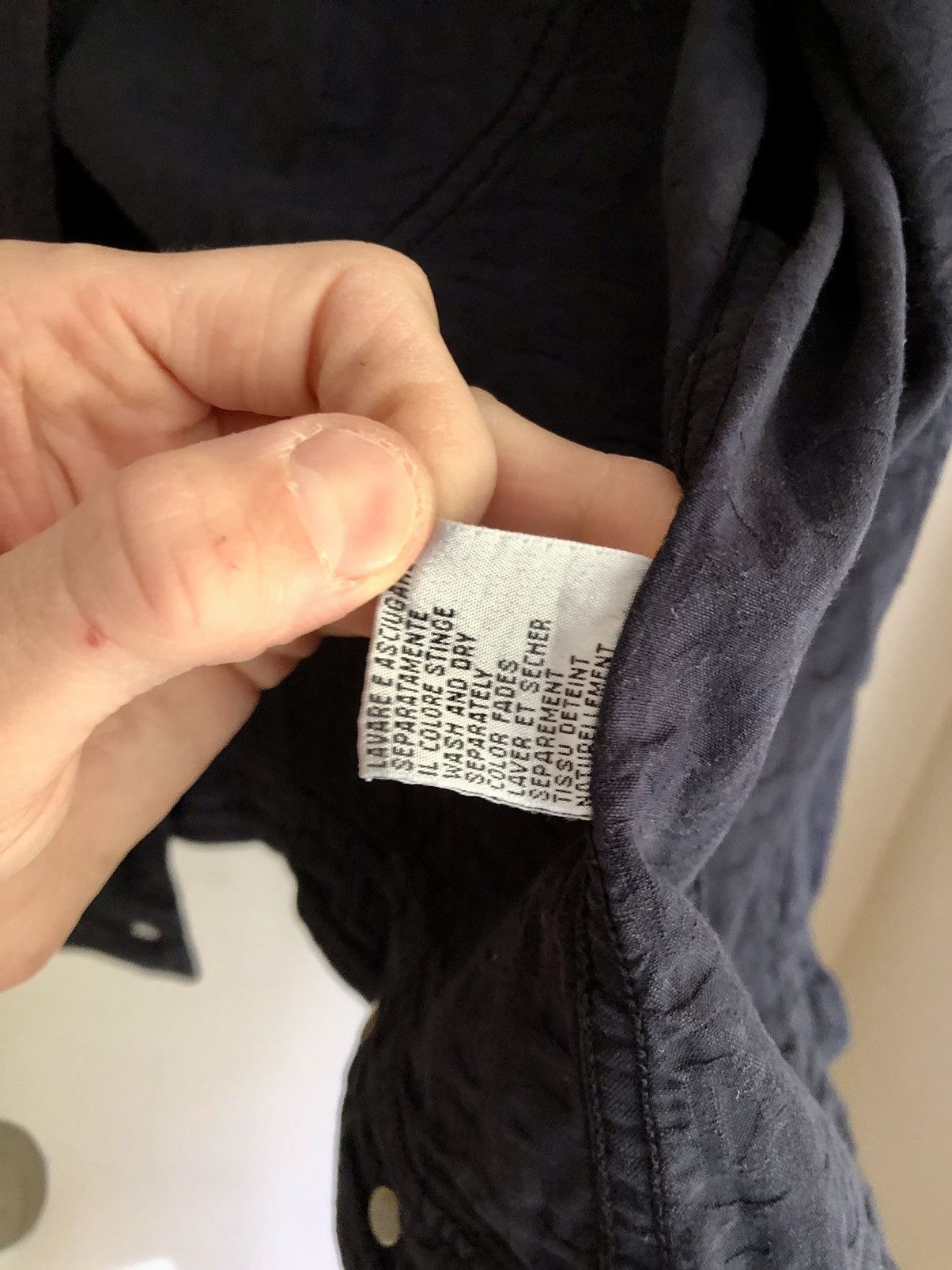 Katharine Hamnett London Vintage Katharine Hamnett Textured Logo Denim Jacket Size US S / EU 44-46 / 1 - 21 Thumbnail