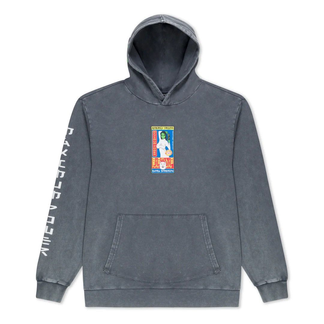 RIPNDIP Ripndip Hoodie Nerm Cans (Charcoal Vintage Wash) Size US M / EU 48-50 / 2 - 1 Thumbnail