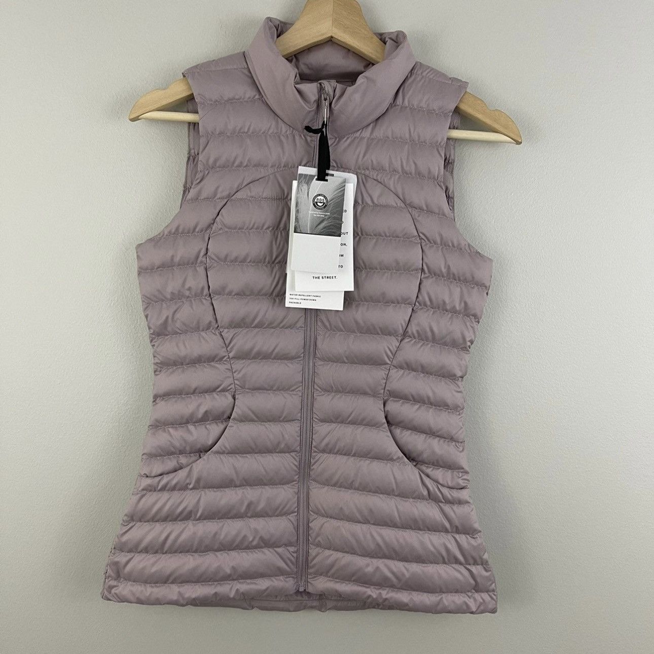 Lululemon LULULEMON Mauve Blush Pink Pack It Down Vest Sz 2 NEW Size XS / US 0-2 / IT 36-38 - 2 Thumbnail