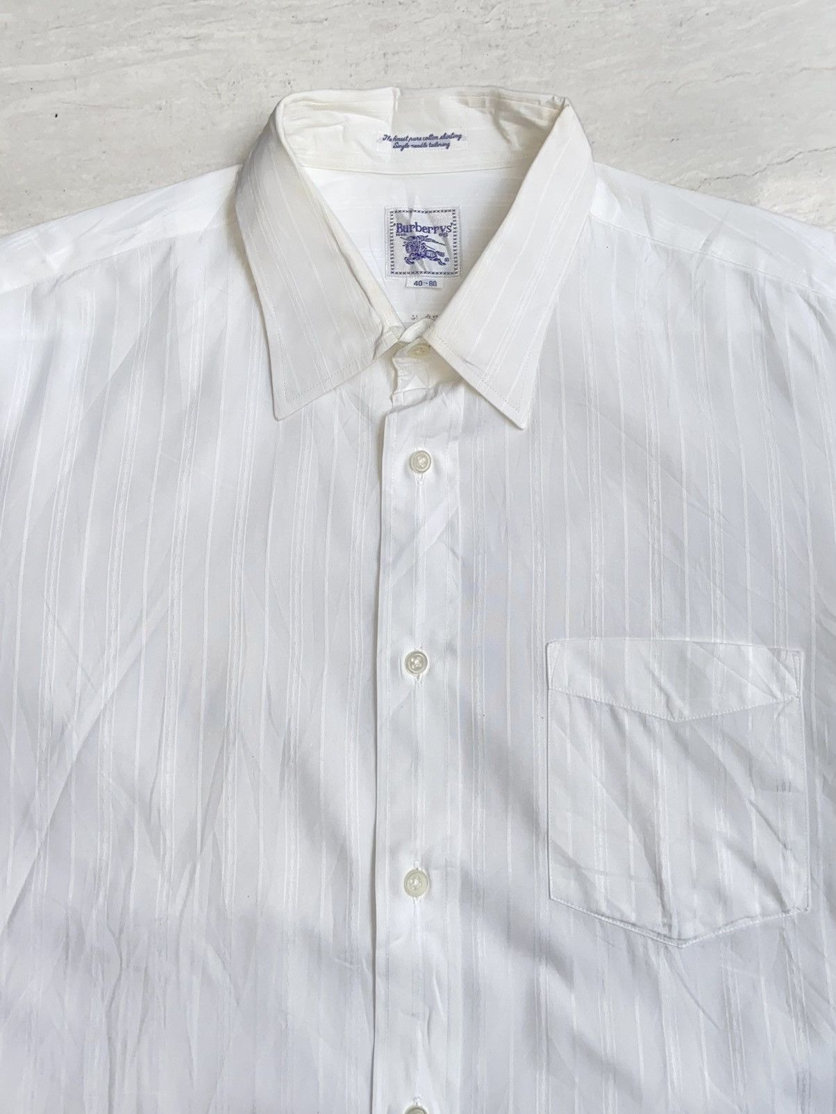 Burberry BURBERRYS White Shirt Size US M / EU 48-50 / 2 - 4 Thumbnail