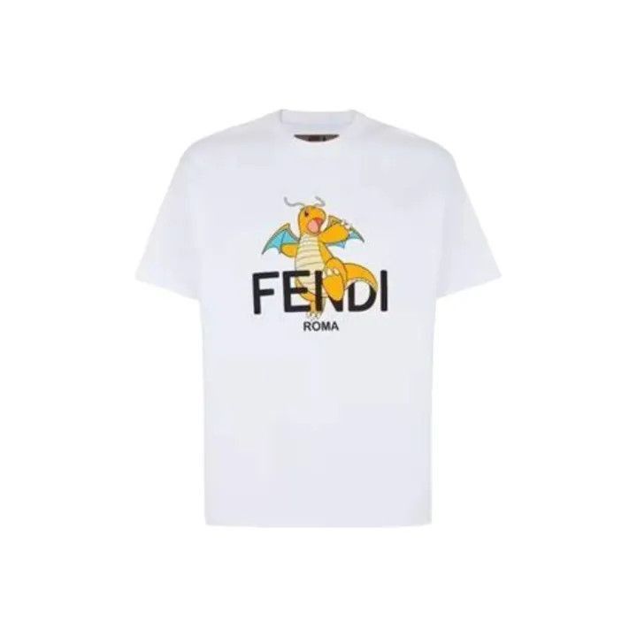 Fendi Fendi Pokémon Logo Short Sleeve T-Shirt -2507 Size XS / US 0-2 / IT 36-38 - 1 Thumbnail