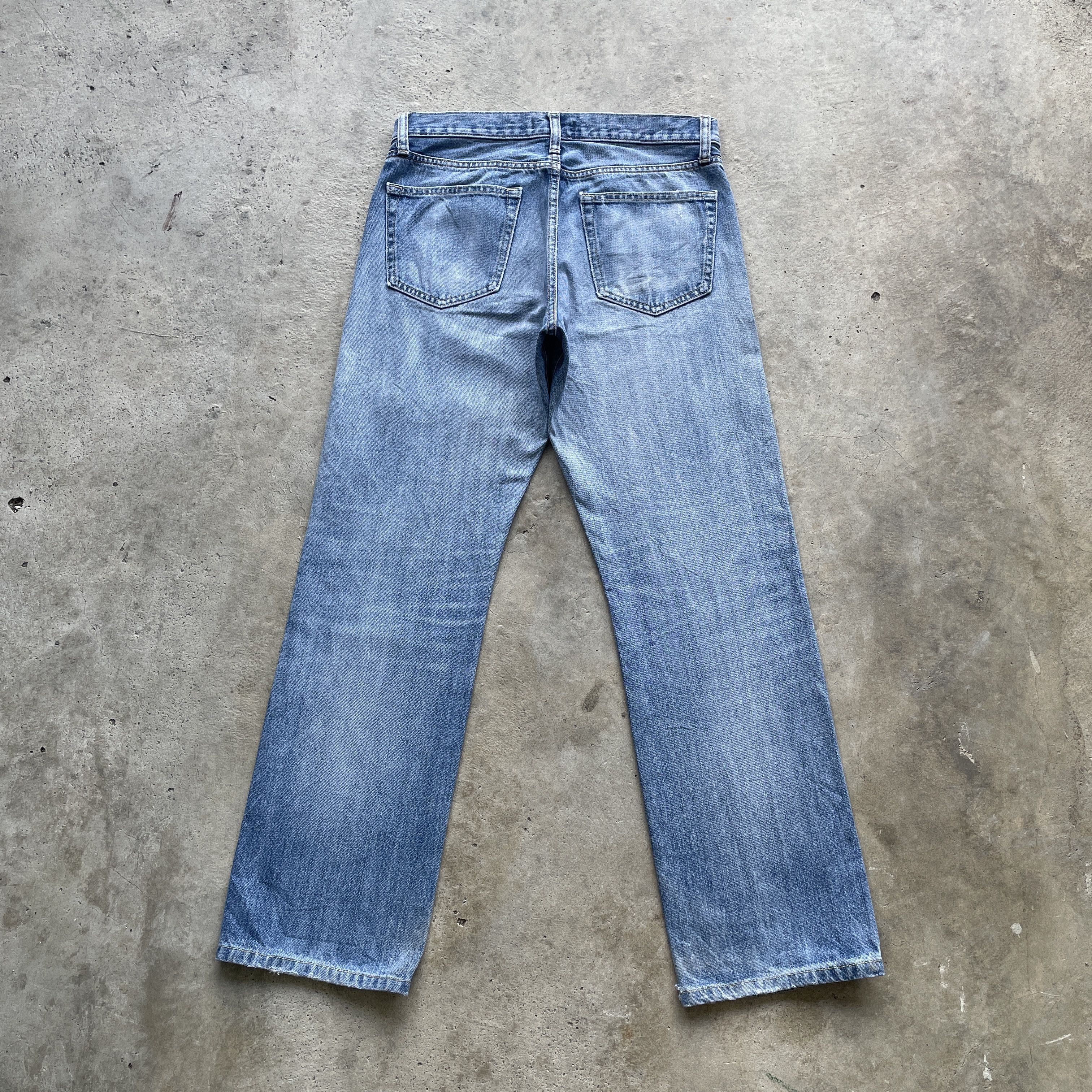 Japanese Brand VINTAGE JAPANESE JEANS FADED DISTRESSED DENIM PANTS W31 Size US 31 - 10 Thumbnail