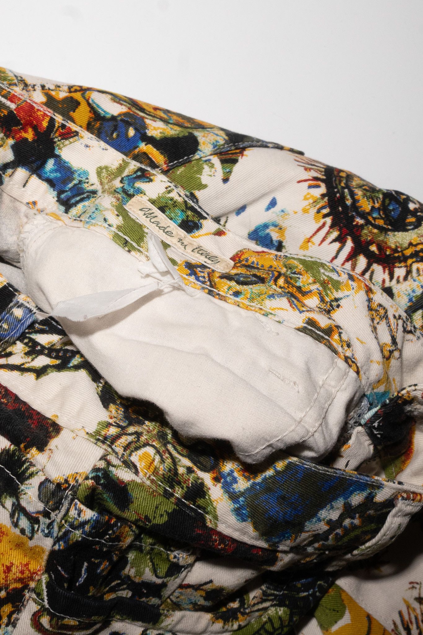 Jean Paul Gaultier 2000s Jean Paul Gaultier Basquiat Abstract Human Body Pants Size 27" / US 4 / IT 40 - 6 Thumbnail