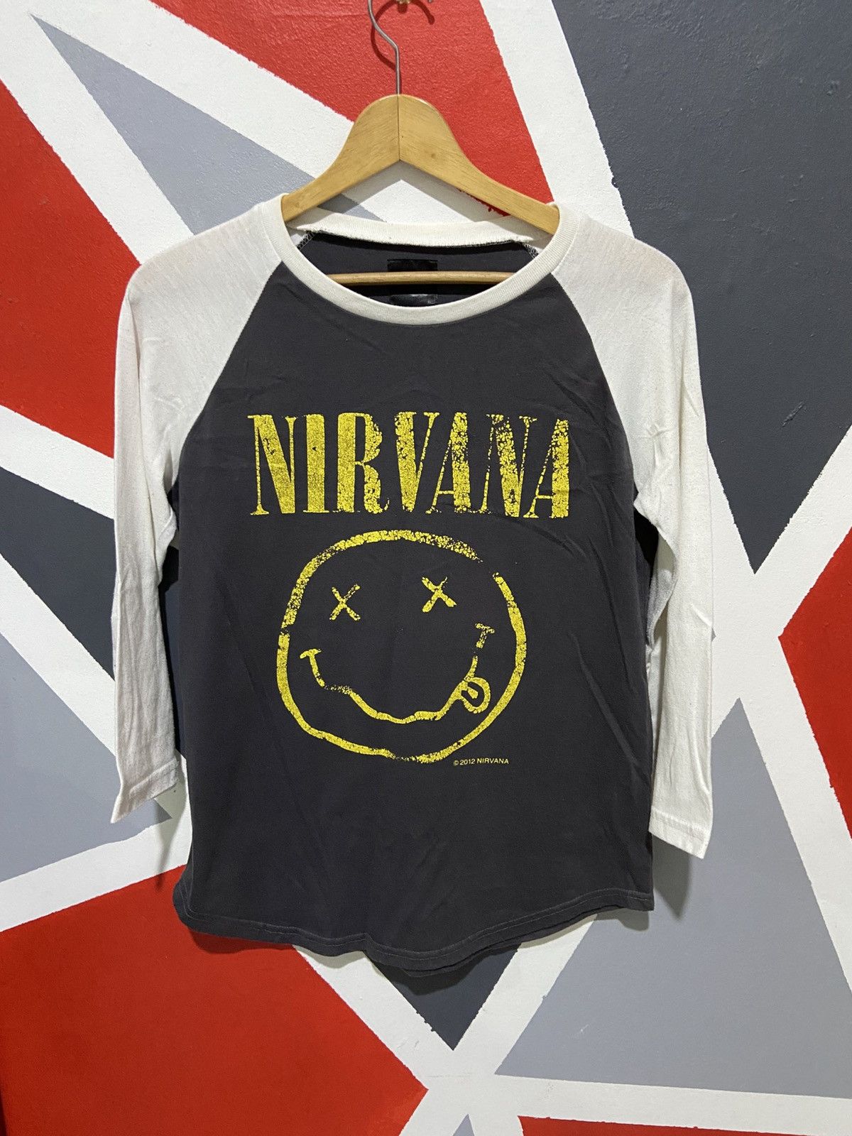 Nirvana 2012 Nirvana 3 Quater Sleeve Tee Size US M / EU 48-50 / 2 - 1 Thumbnail