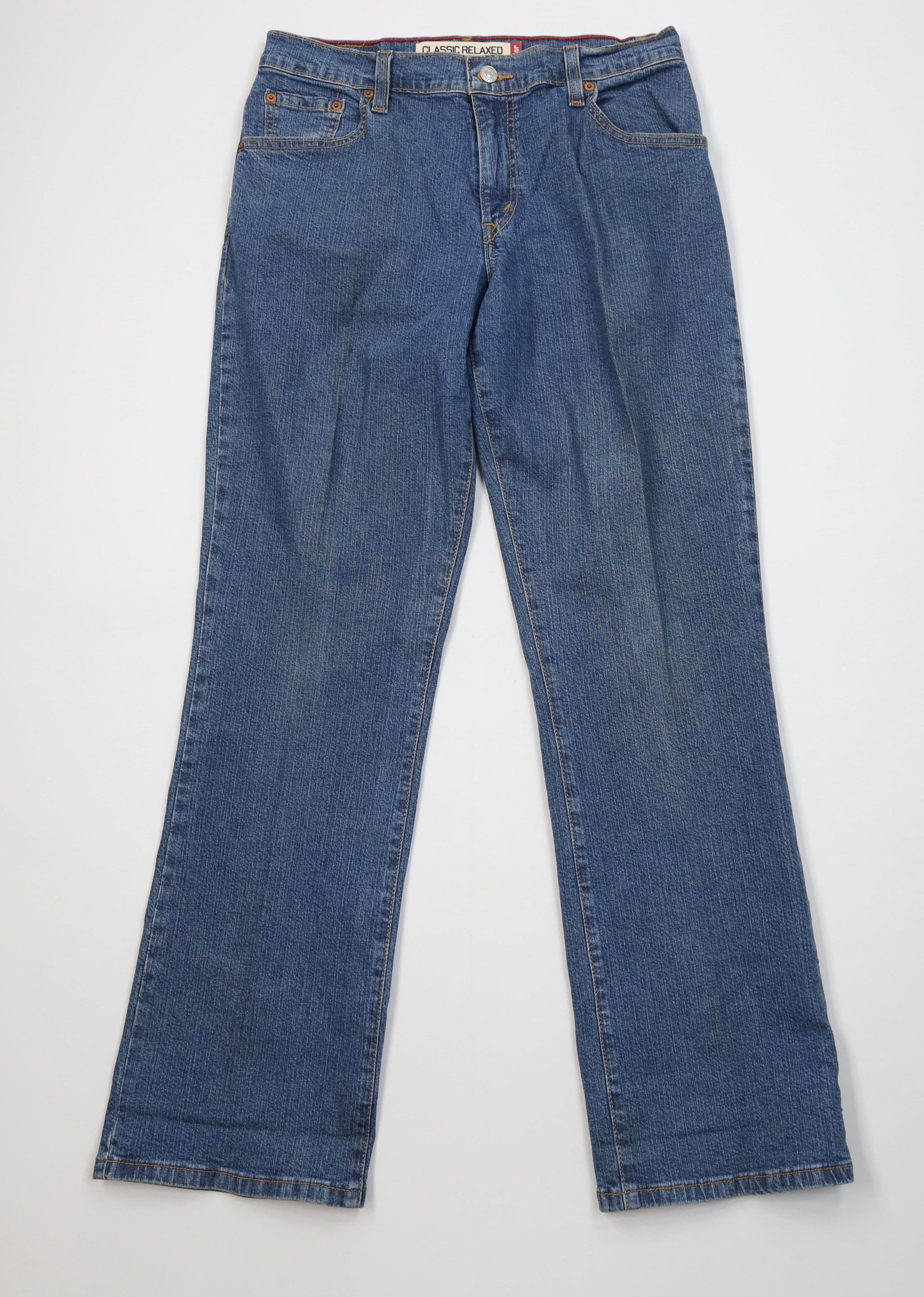 Levi's Vintage Y2K 2005 Levis 550 Flared Relaxed Boot Cut Jeans Size 32" / US 10 / IT 46 - 1 Thumbnail