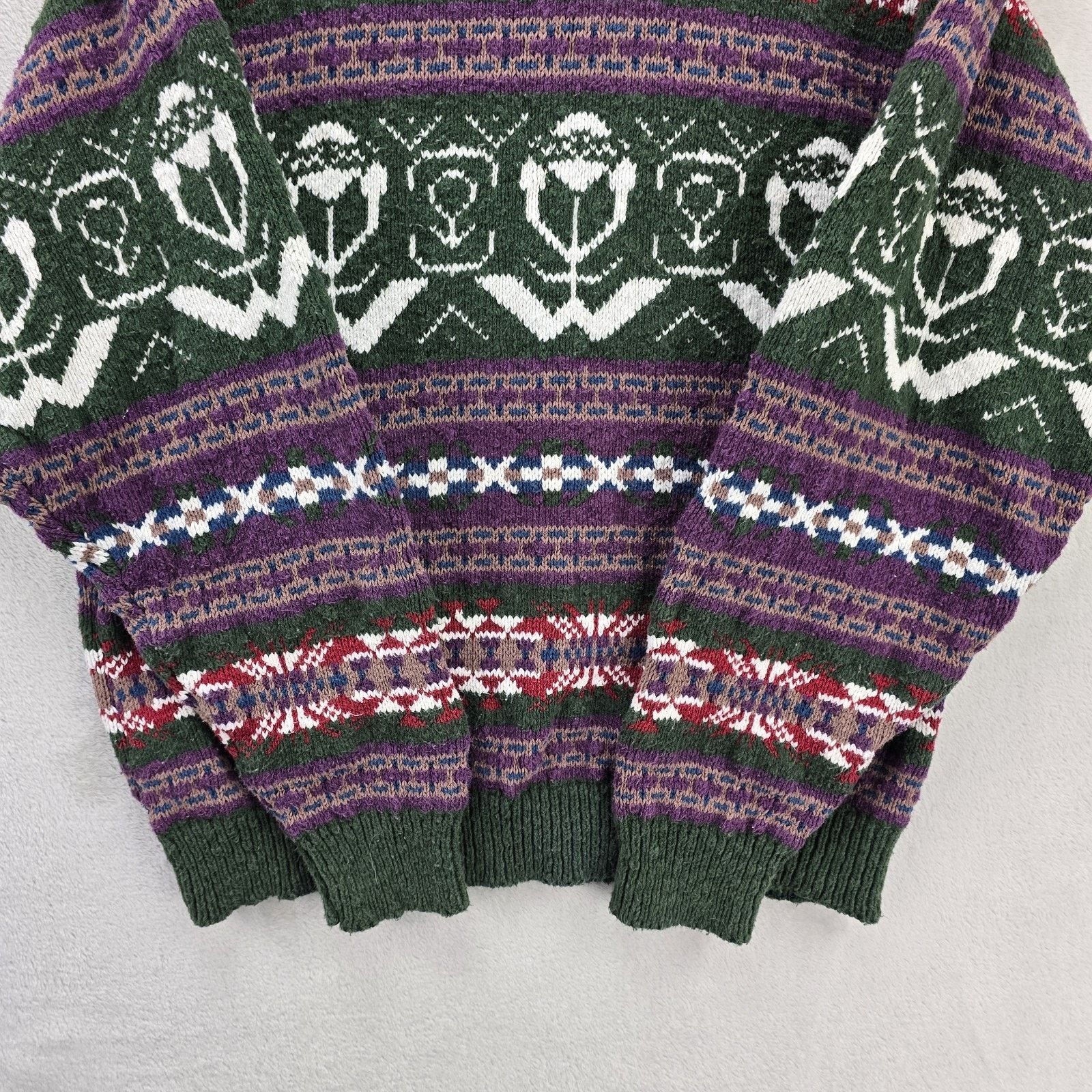 Woolrich Woolen Mills Vintage Woolrich Fair Isle Nordic Sweater Women's Large USA Size L / US 10 / IT 46 - 4 Thumbnail