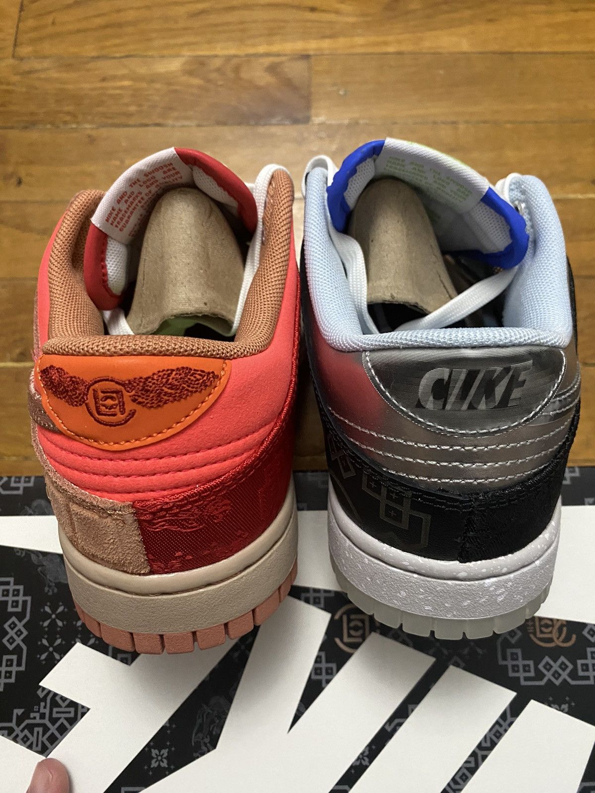 CLOT × Nike Size 6.5 - Nike Dunk Low SP What The CLOT with Card Men’s Size US 6.5 / EU 39-40 - 6 Thumbnail