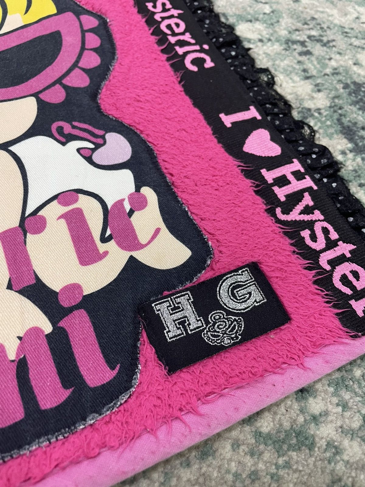 Hysteric Glamour Hysteric Mini I Love Hysteric By Hysteric Glamour Area Rug Size ONE SIZE - 5 Thumbnail