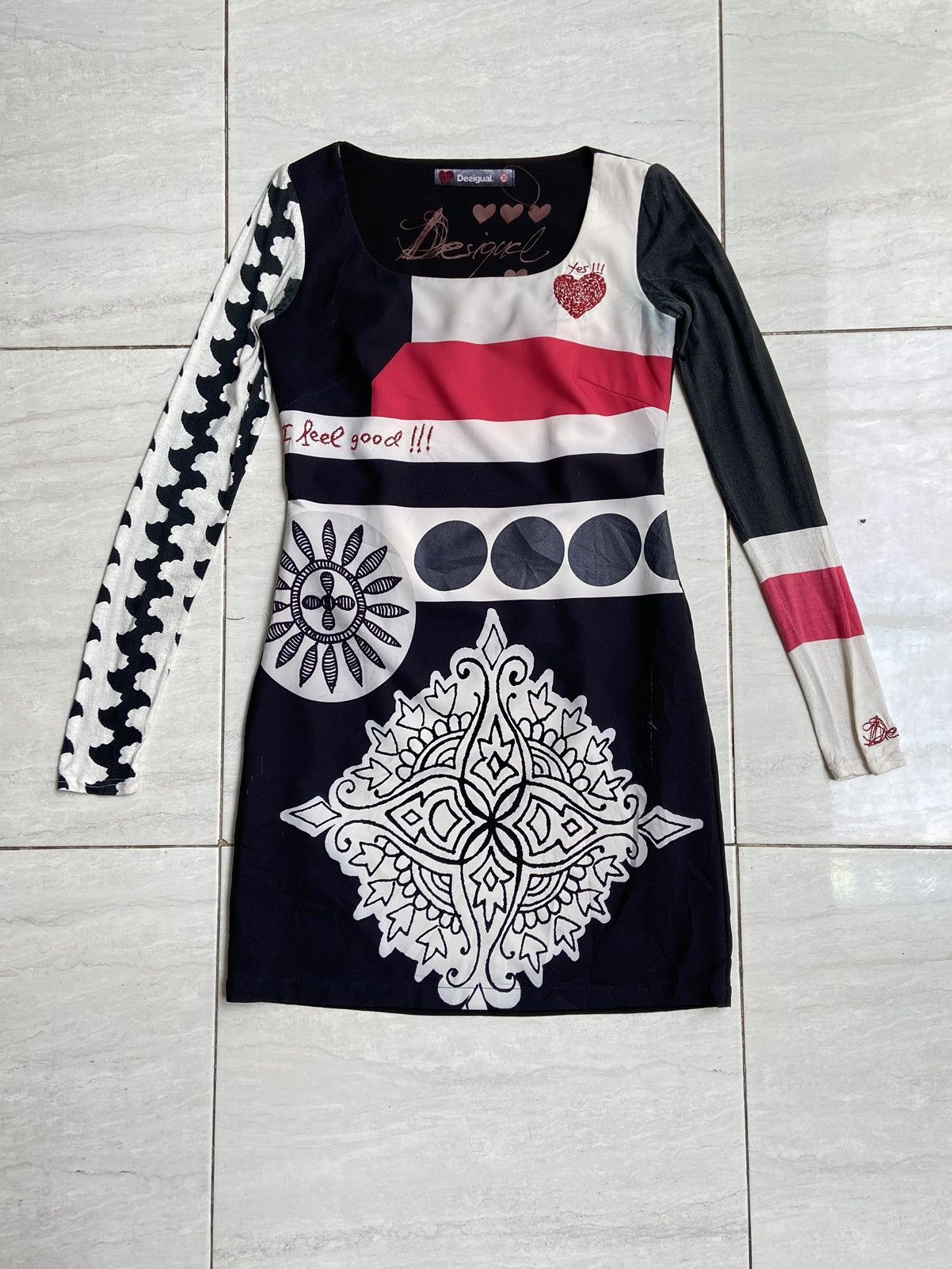 Desigual DESIGUAL Long Sleeve T-shirt Size US XS / EU 42 / 0 - 5 Thumbnail