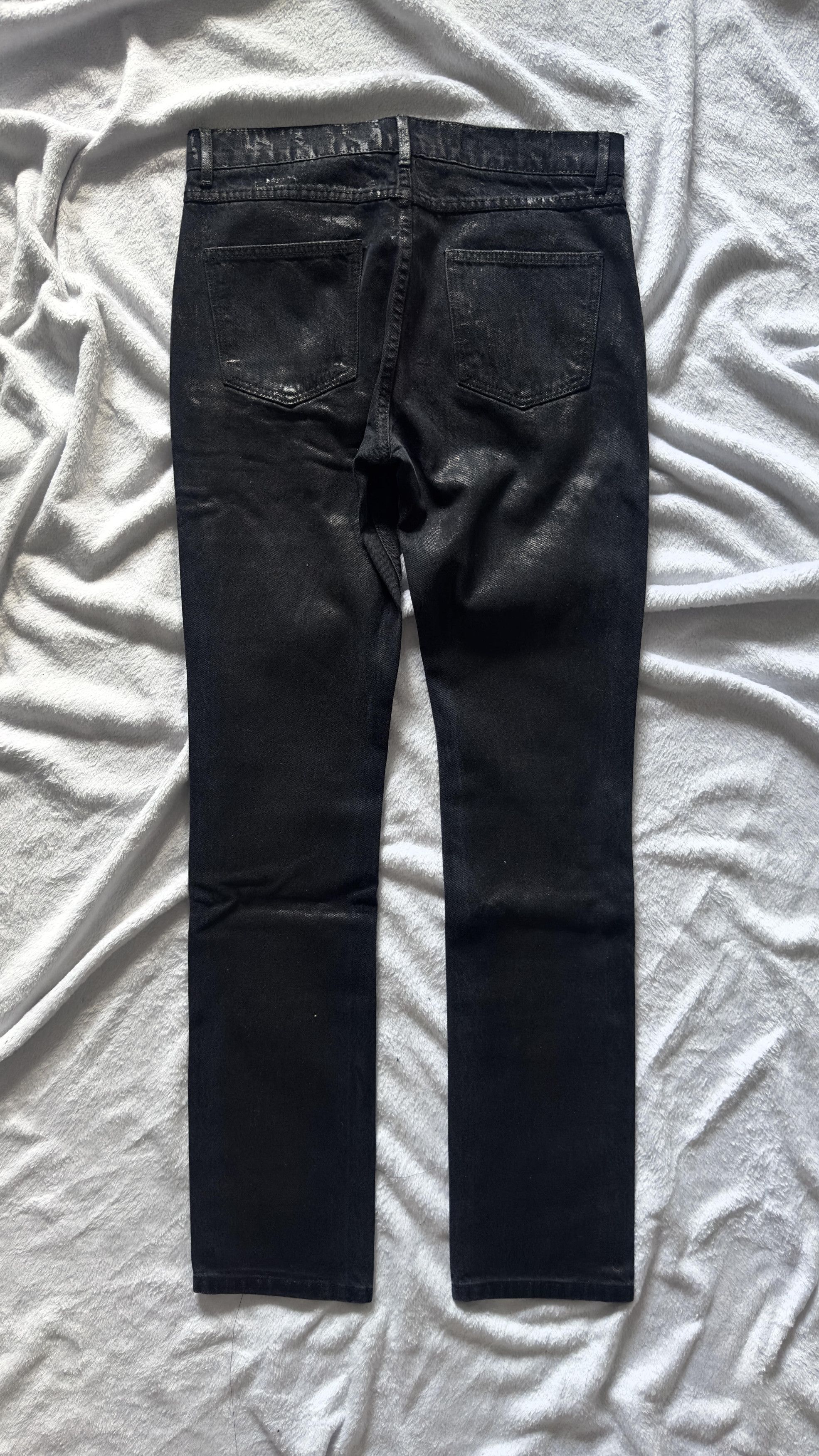 Japanese Brand Hedi slimane metallic painted jeans Size US 36 / EU 52 - 2 Thumbnail