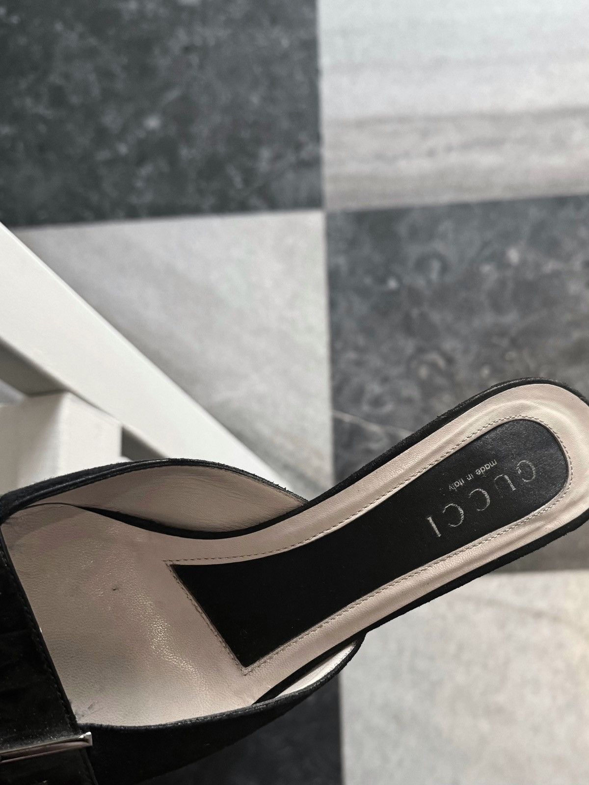 Gucci Tom Ford for Gucci Era Leather Mules with Heels Size US 9 / IT 39 - 6 Thumbnail