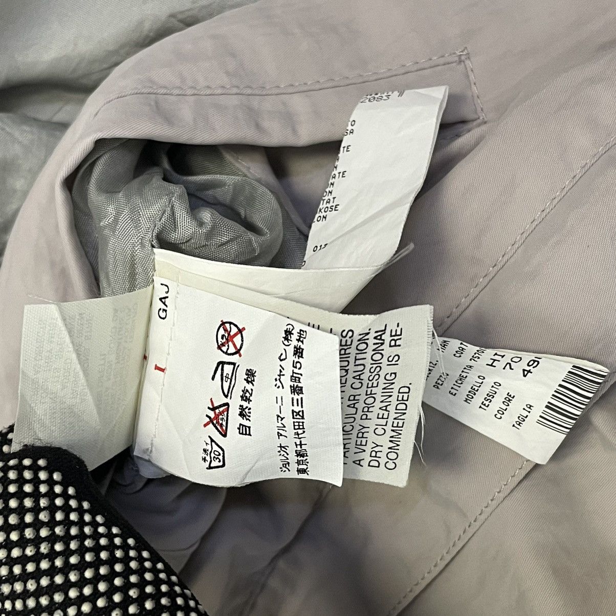 Armani Collezioni ARMANI COLLEZIONI ITALY WATERPROOF TRENCH COAT JACKET Size US XL / EU 56 / 4 - 21 Thumbnail
