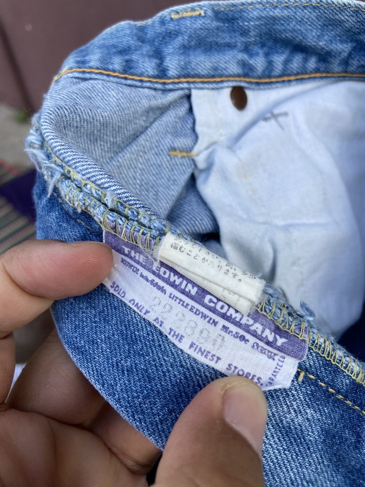Edwin Vintage 80s Edwin Straight Jeans Size US 28 / EU 44 - 7 Thumbnail