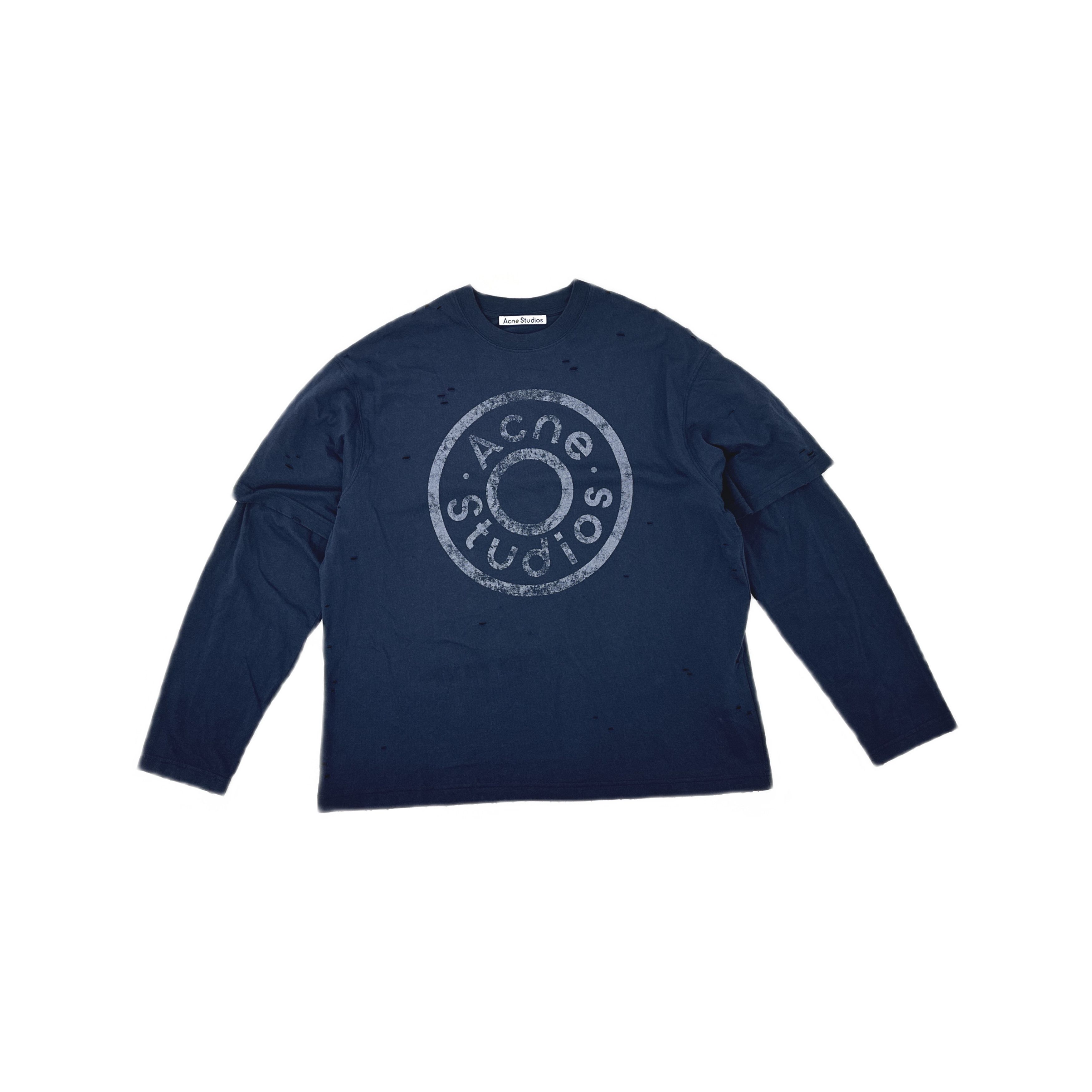 Acne Studios Acne Studios Logo Print Long Sleeve T-Shirt US XS Size US XS / EU 42 / 0 - 1 Thumbnail