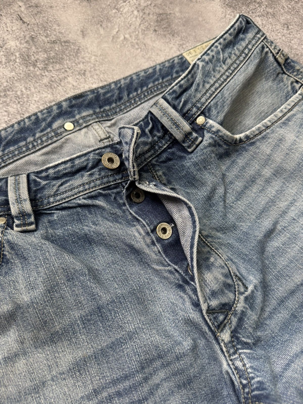 Diesel Y2K Distressed Diesel Jeans Baggy Size US 36 / EU 52 - 15 Thumbnail