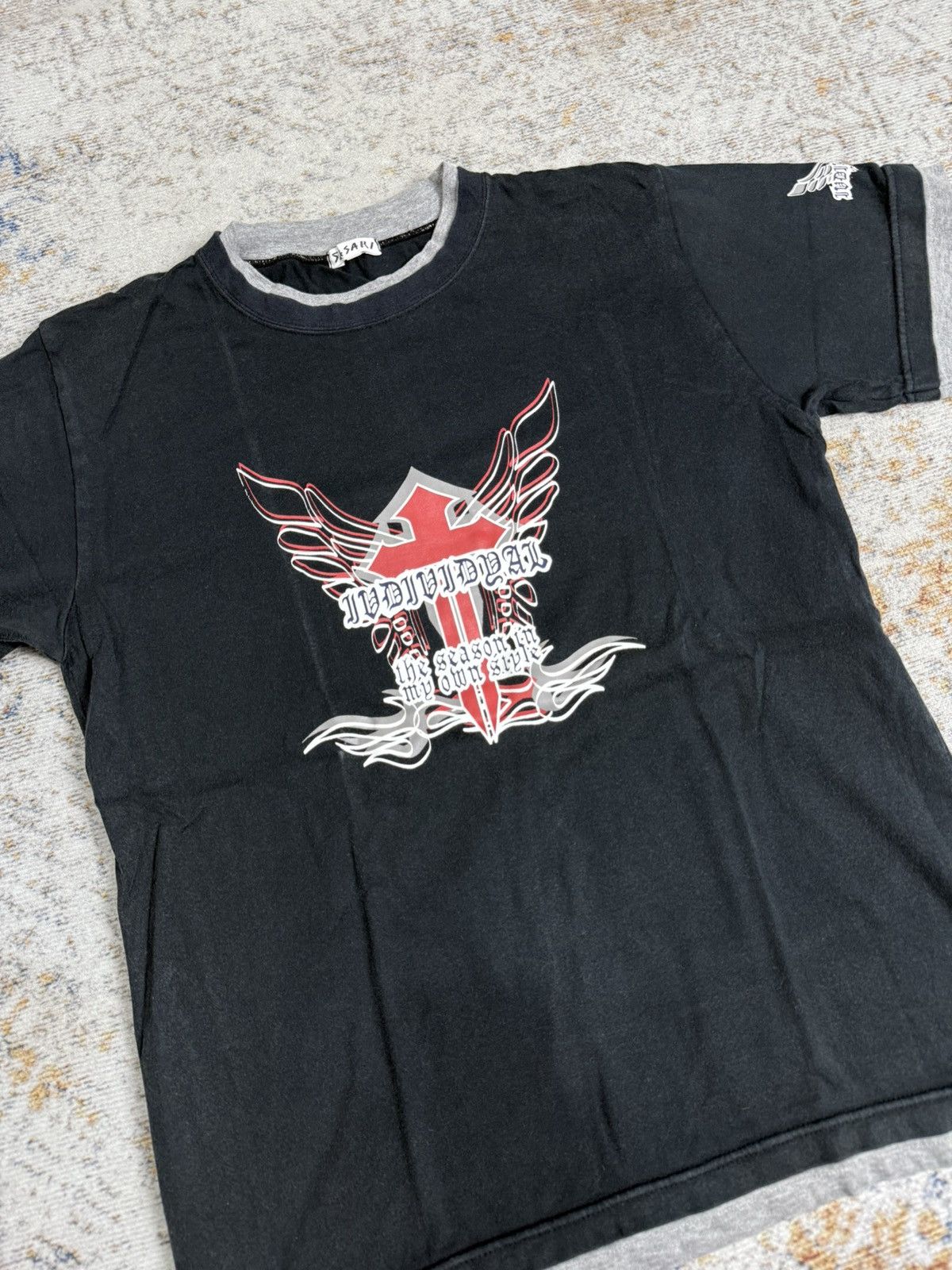 Hysteric Glamour Sasari cross ifsix style tshirt Size US M / EU 48-50 / 2 - 2 Thumbnail