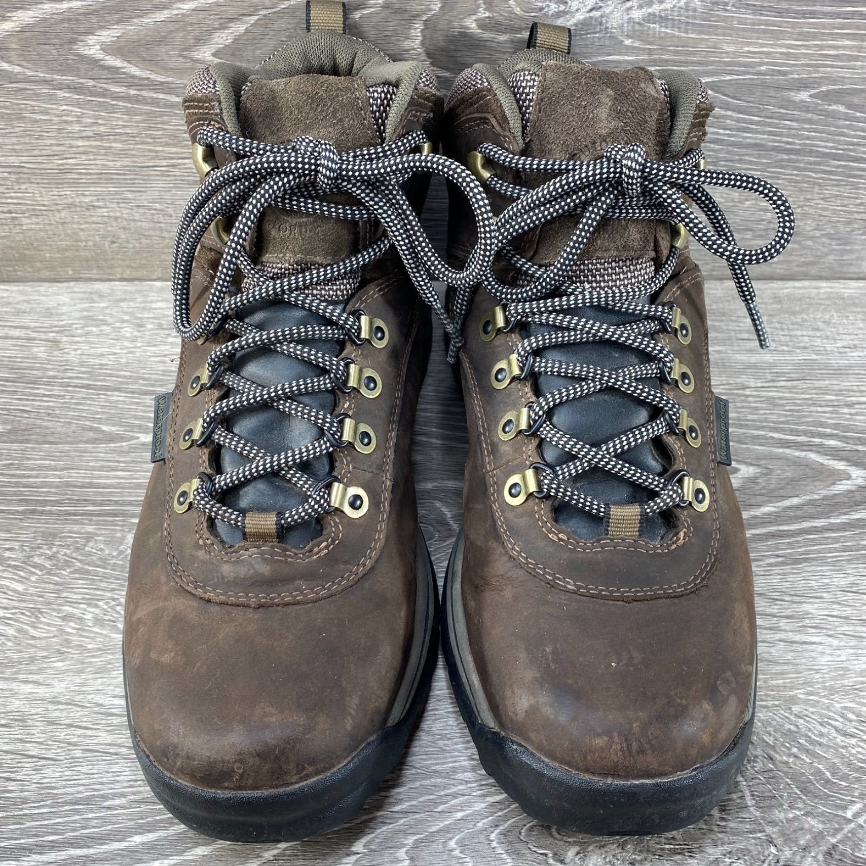 Timberland Timberland Men’s 8 M Boots White Ledge Mid Waterproof Boot Dark Brown Leather Size US 8 / EU 41 - 3 Thumbnail