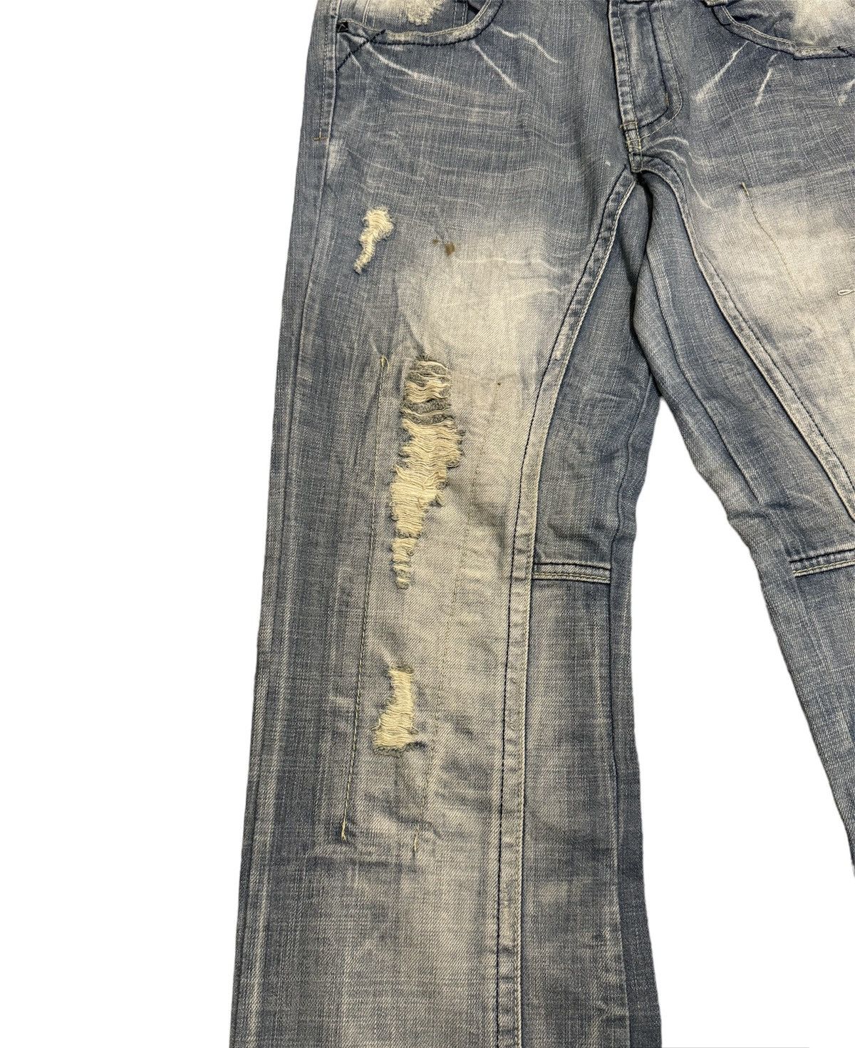 Japanese Brand × Vintage Vintage Solberry Blue Wash Distressed Jeans Size US 31 - 3 Thumbnail