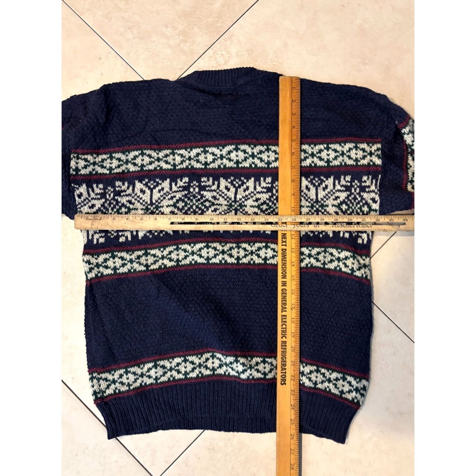 American Eagle Outfitters VTG American Eagle Sweater Mens L Fair Isle Wool Crew Neck Pullover Blue 8/10 Vintage Snowflake Modern Casual 5580 Mens Size US L / EU 52-54 / 3 - 6 Thumbnail