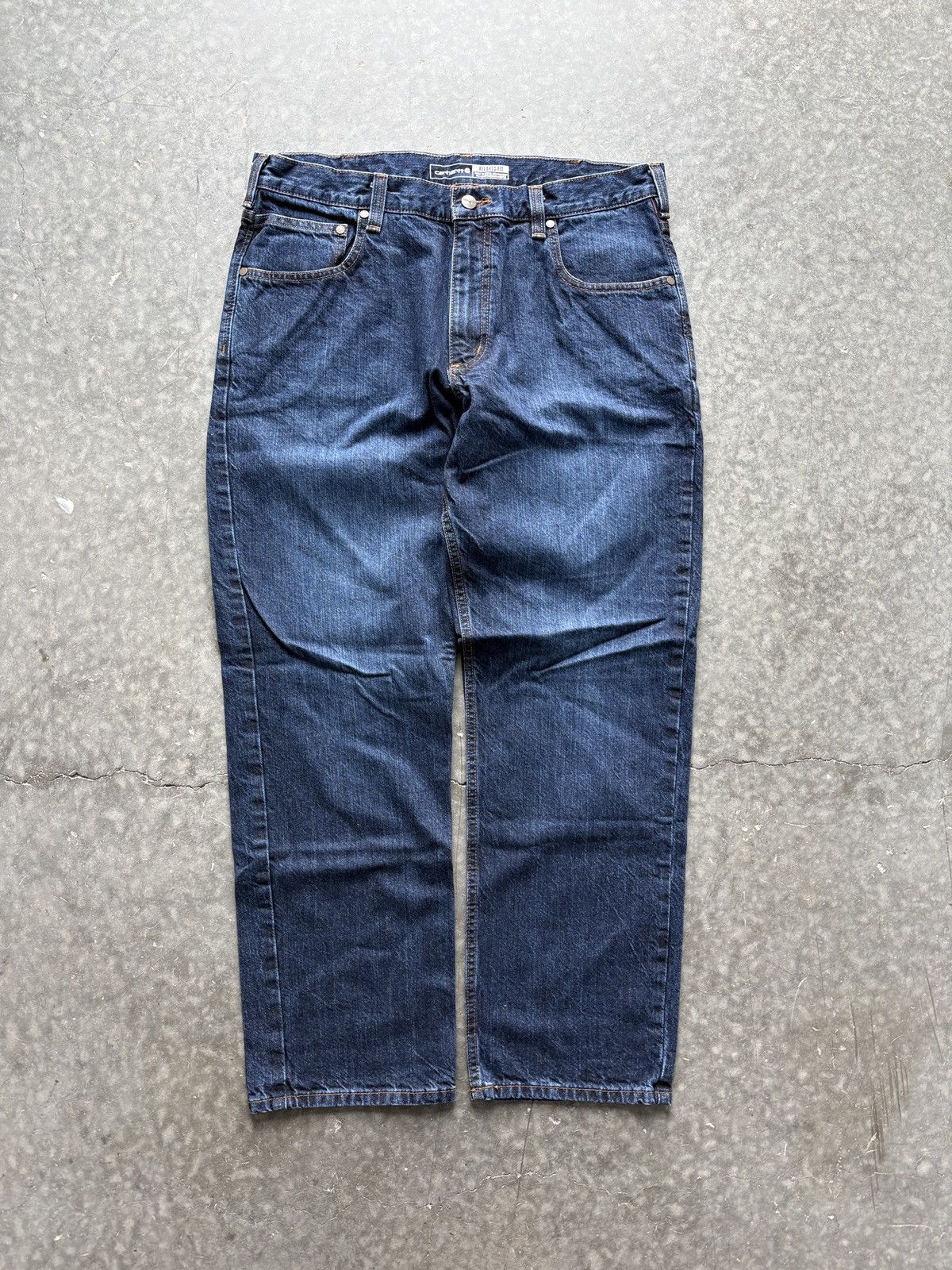 Carhartt Vintage Y2K Carhartt Denim Jeans 36x30 Dark Wash Size US 36 / EU 52 - 1 Thumbnail