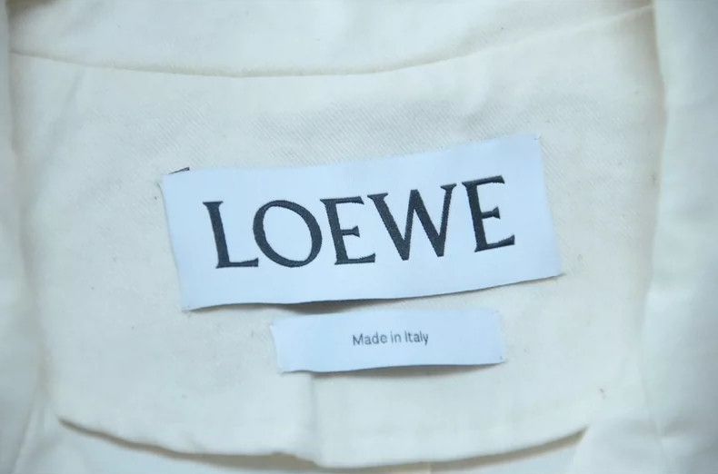 Loewe LOEWE White American windbreaker coat Size S / US 4 / IT 40 - 8 Thumbnail
