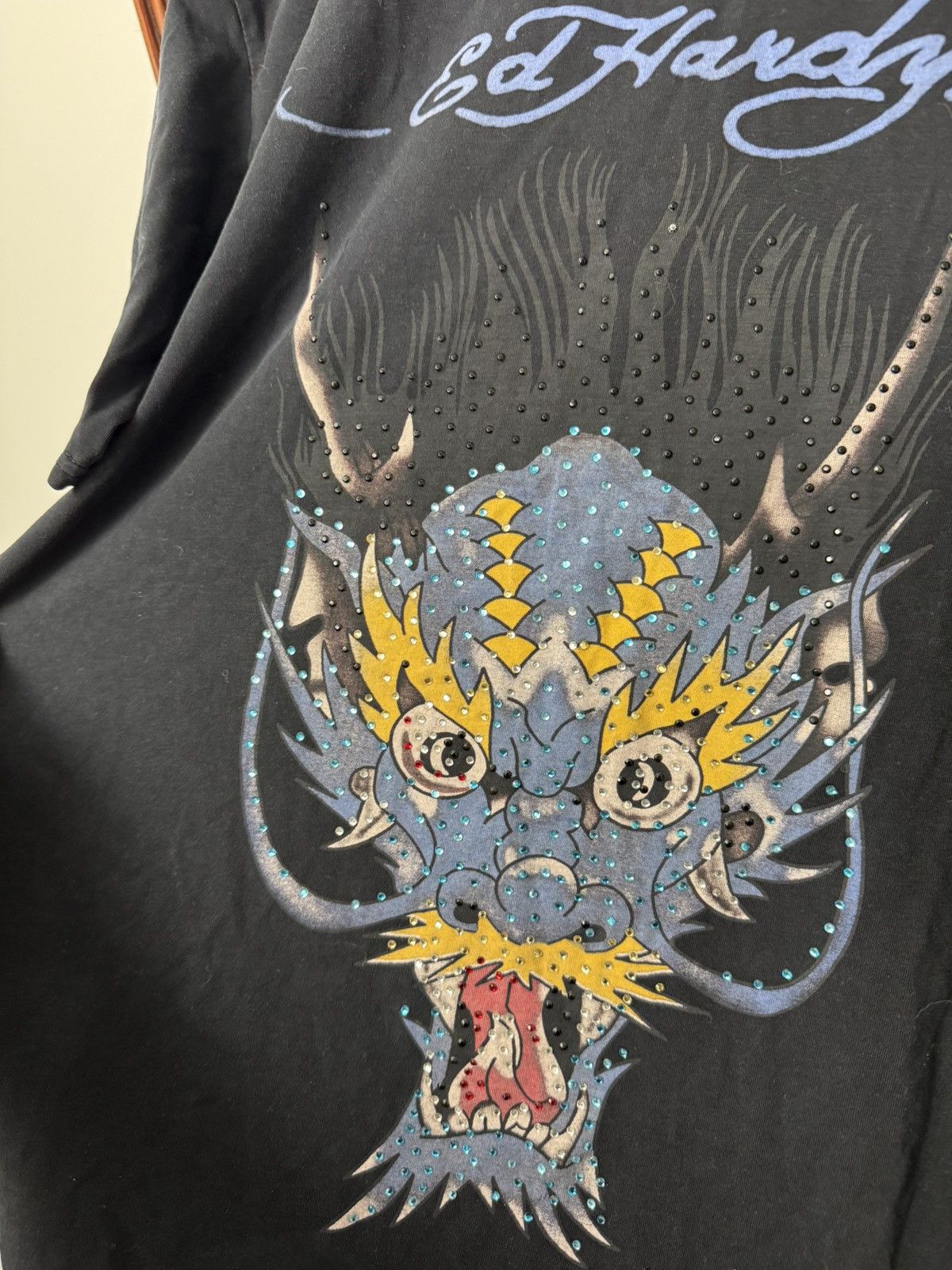 Ed Hardy Vintage Ed Hardy By Christian Audigier Y2k Tee Tattoo Print Size US M / EU 48-50 / 2 - 3 Thumbnail