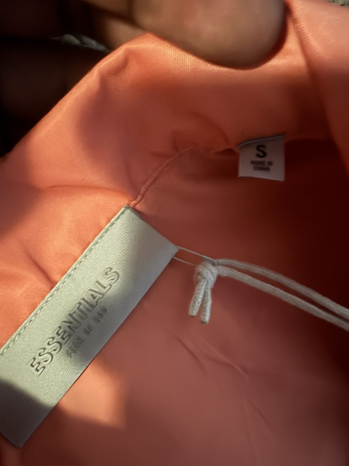 Essentials Coral Fear Of God Essential Nylon Button Up Shirt Size US S / EU 44-46 / 1 - 3 Thumbnail