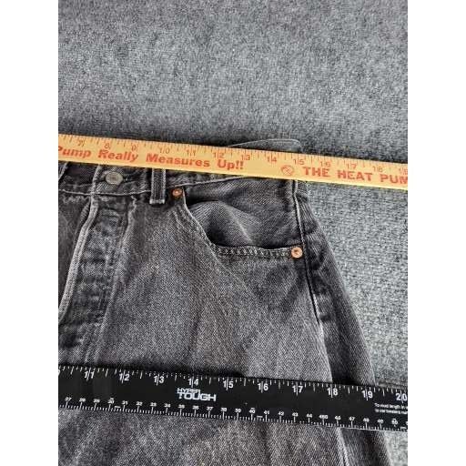 Levi's Vintage Levi's 501 Charcoal Wash Jeans Men Sz 33X36 Made In Size US 33 - 4 Thumbnail