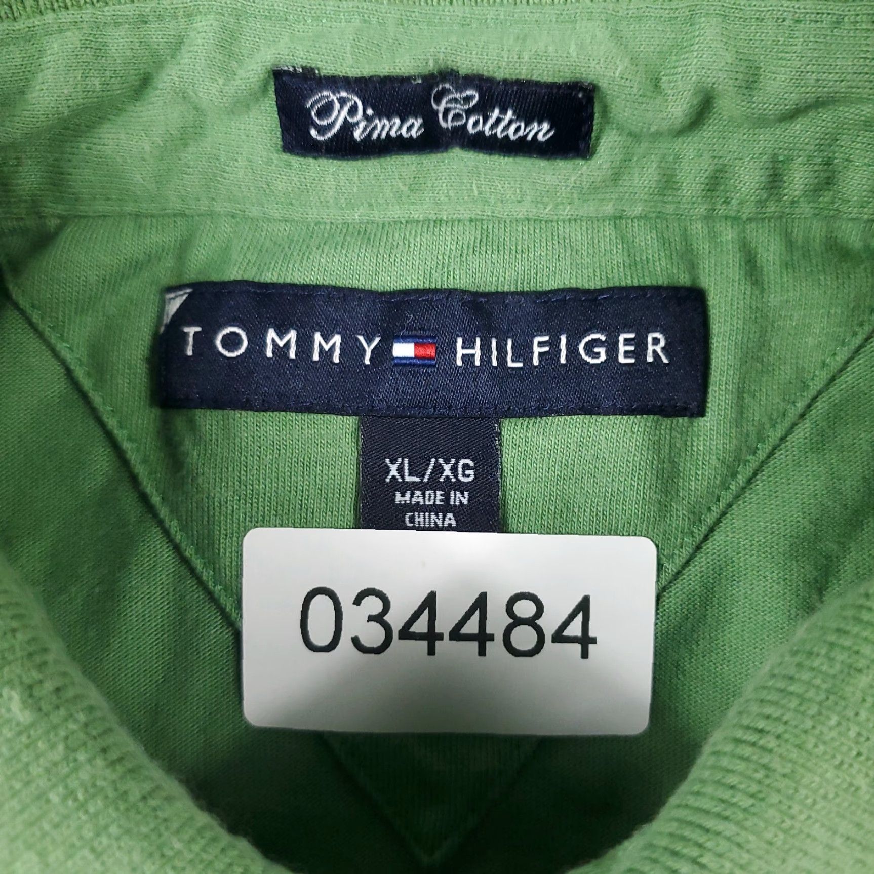 Tommy Hilfiger Tommy Hilfiger Polo Shirt Polo Mens XL Green 100% Cotton Short Sleeve Button Front Classic Preppy Mens Size US XL / EU 56 / 4 - 8 Thumbnail