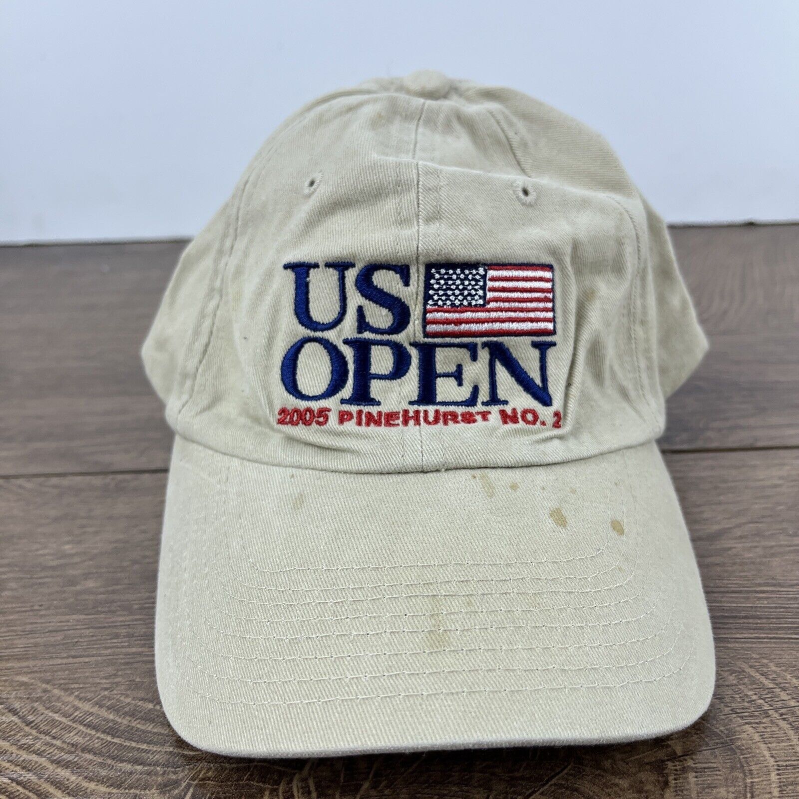 Other 2005 US Open Hat Pinehurst 2 Hat Tan Brown Hat Adjustable Ta Size ONE SIZE - 1 Thumbnail