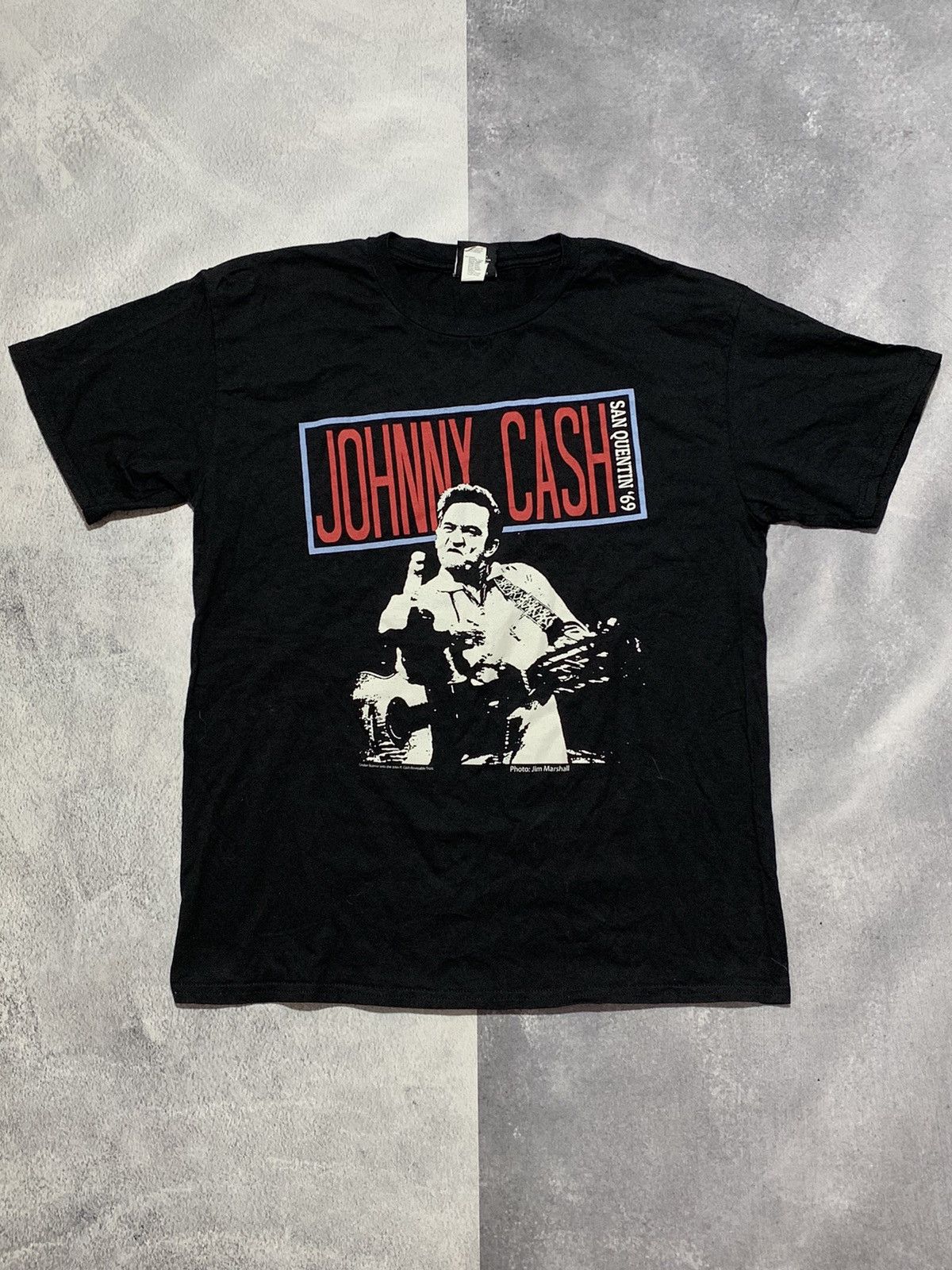 Other Vintage Y2K Johnny Cash band tee big logo streetwear size L Size US L / EU 52-54 / 3 - 1 Thumbnail