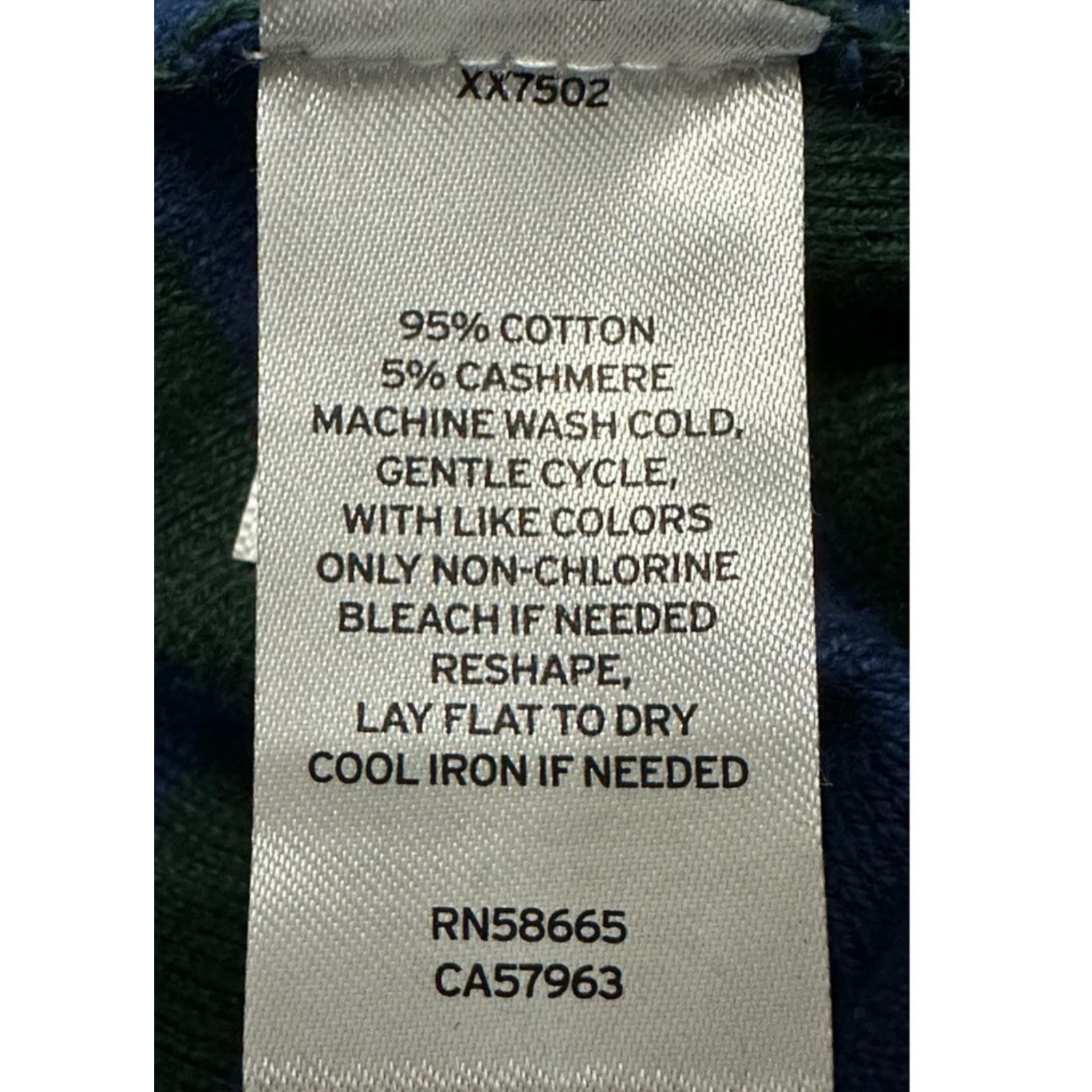 14th & Union 14th & Union Sweater Knitted Striped Blue Green Men's 2XL Size US XXL / EU 58 / 5 - 11 Thumbnail