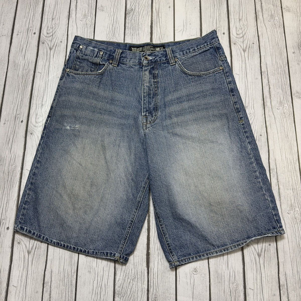 Ecko Unltd. × Vintage Vintage Ecko jean shorts Size US 36 / EU 52 - 3 Thumbnail