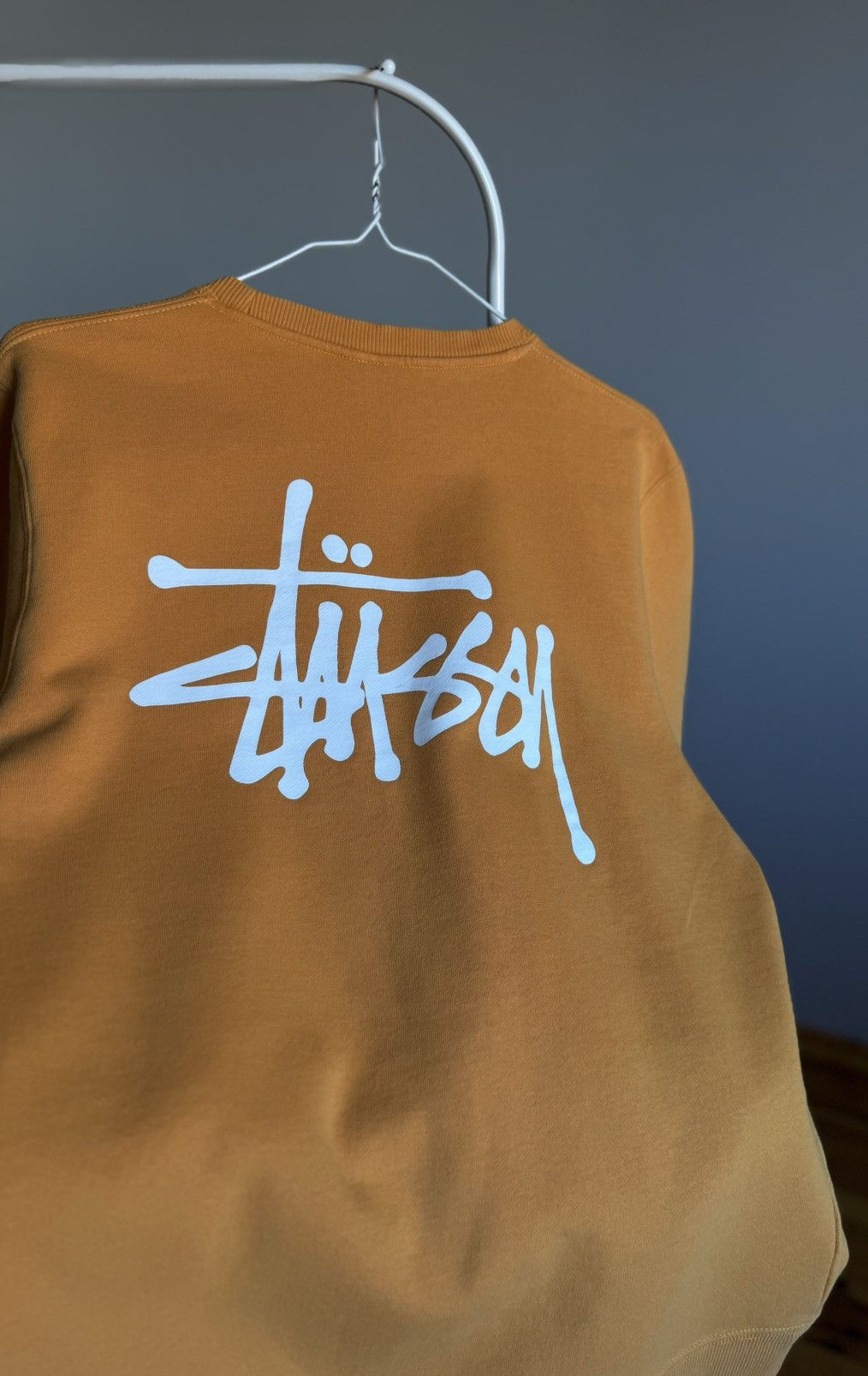 Stussy Stussy Basic Logo Sweatshirt Orange M Size US M / EU 48-50 / 2 - 10 Thumbnail