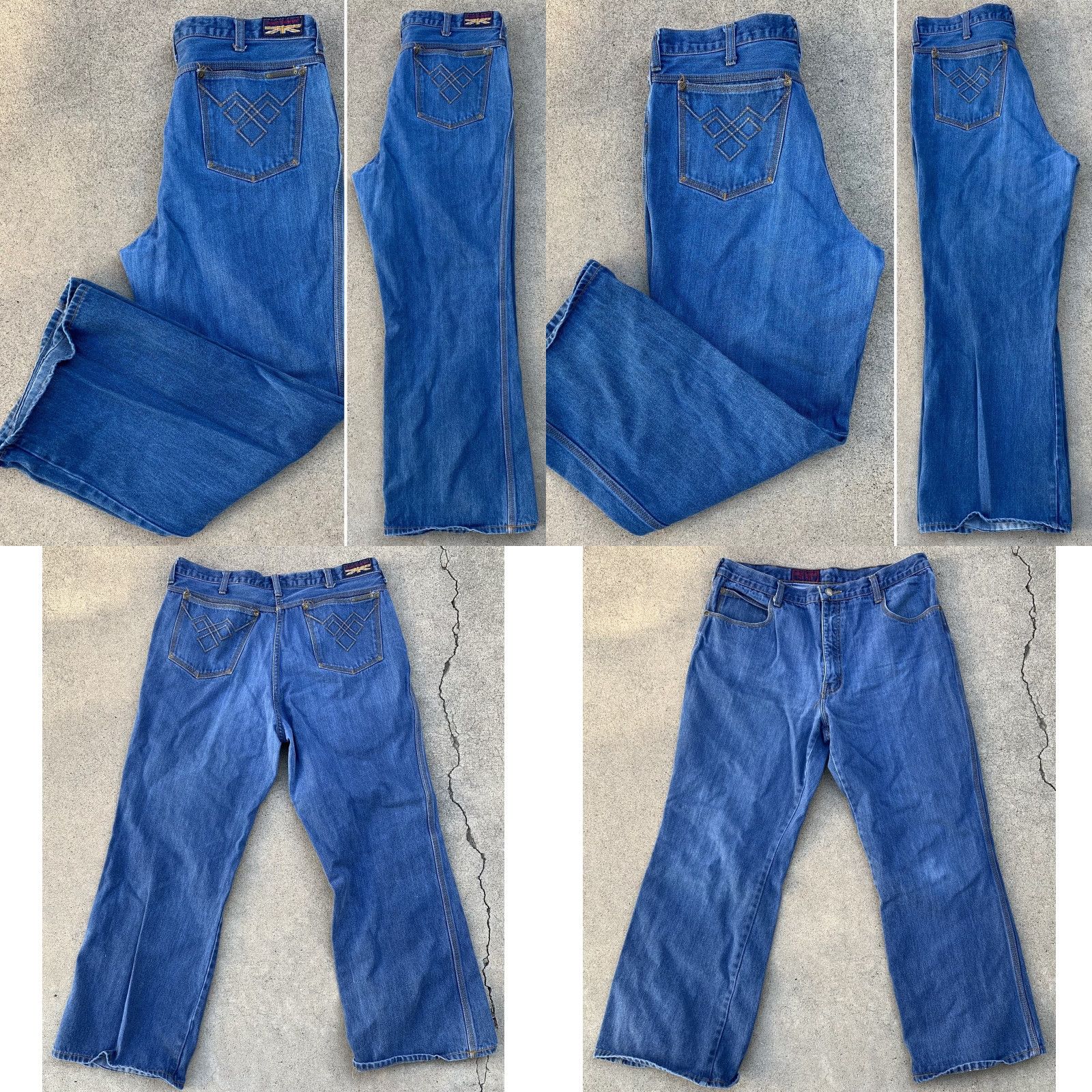 Vintage VINTAGE Brittania Jeans 1970s 1980s Waist 36 Inseam 29 30 Denim Blue Regular 38 Mens Size US 36 / EU 52 - 8 Thumbnail