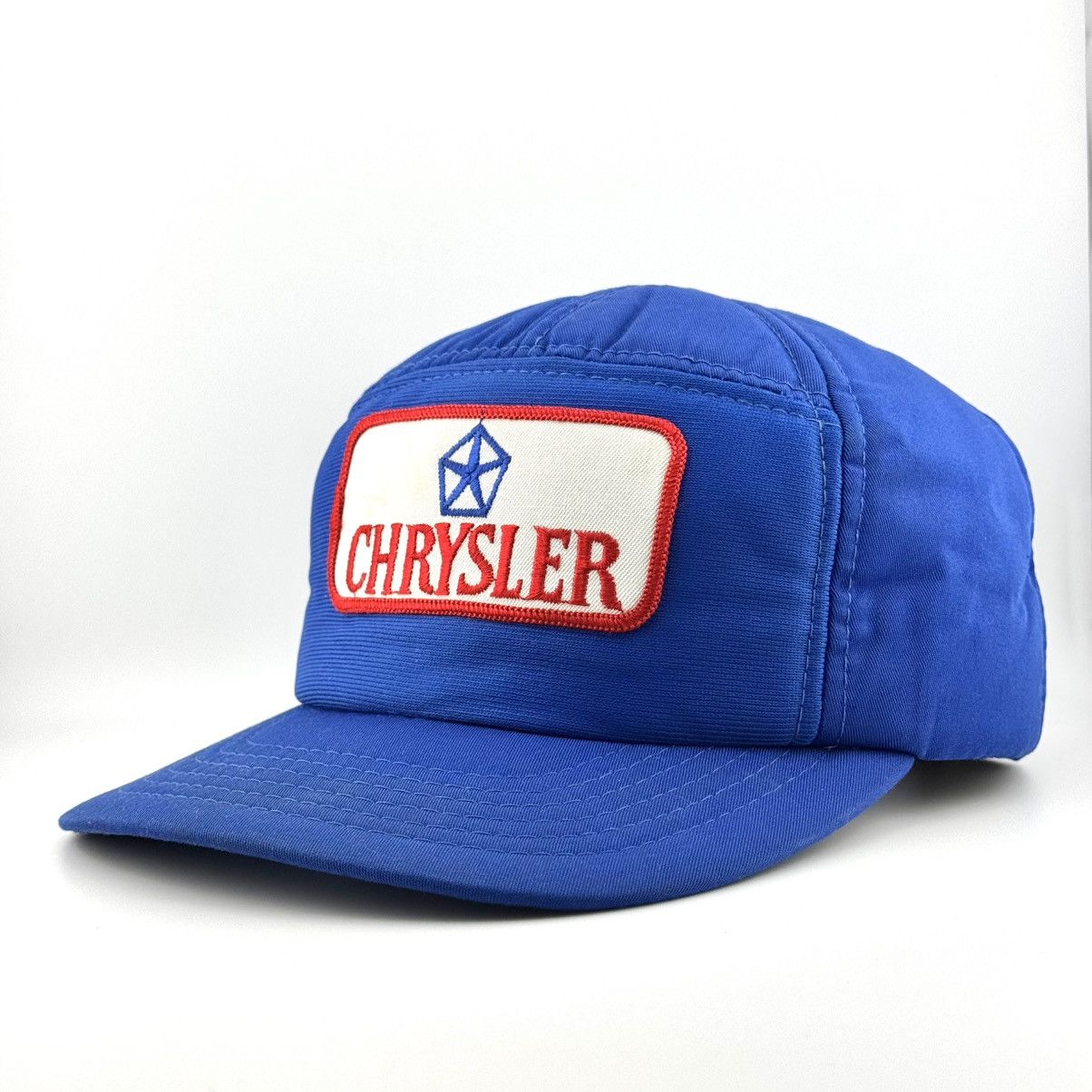 Vintage Vintage 80's Chrysler Patch Logo By Young An Foam Cap Size ONE SIZE - 2 Thumbnail