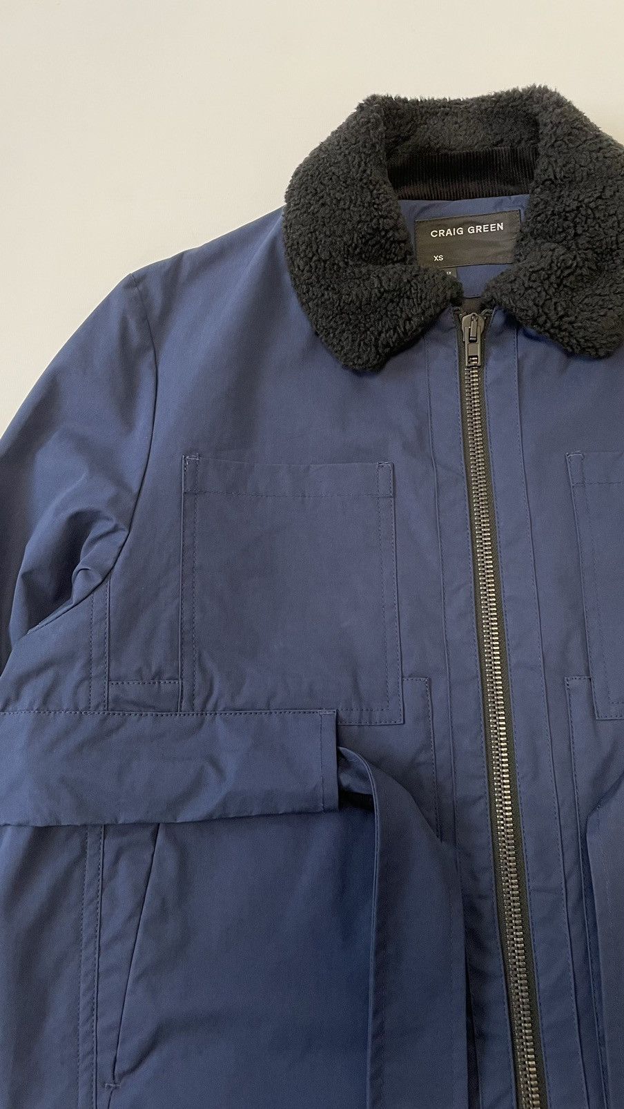 Craig Green Sherpa Collar Utility Work Jacket Size US S / EU 44-46 / 1 - 2 Thumbnail