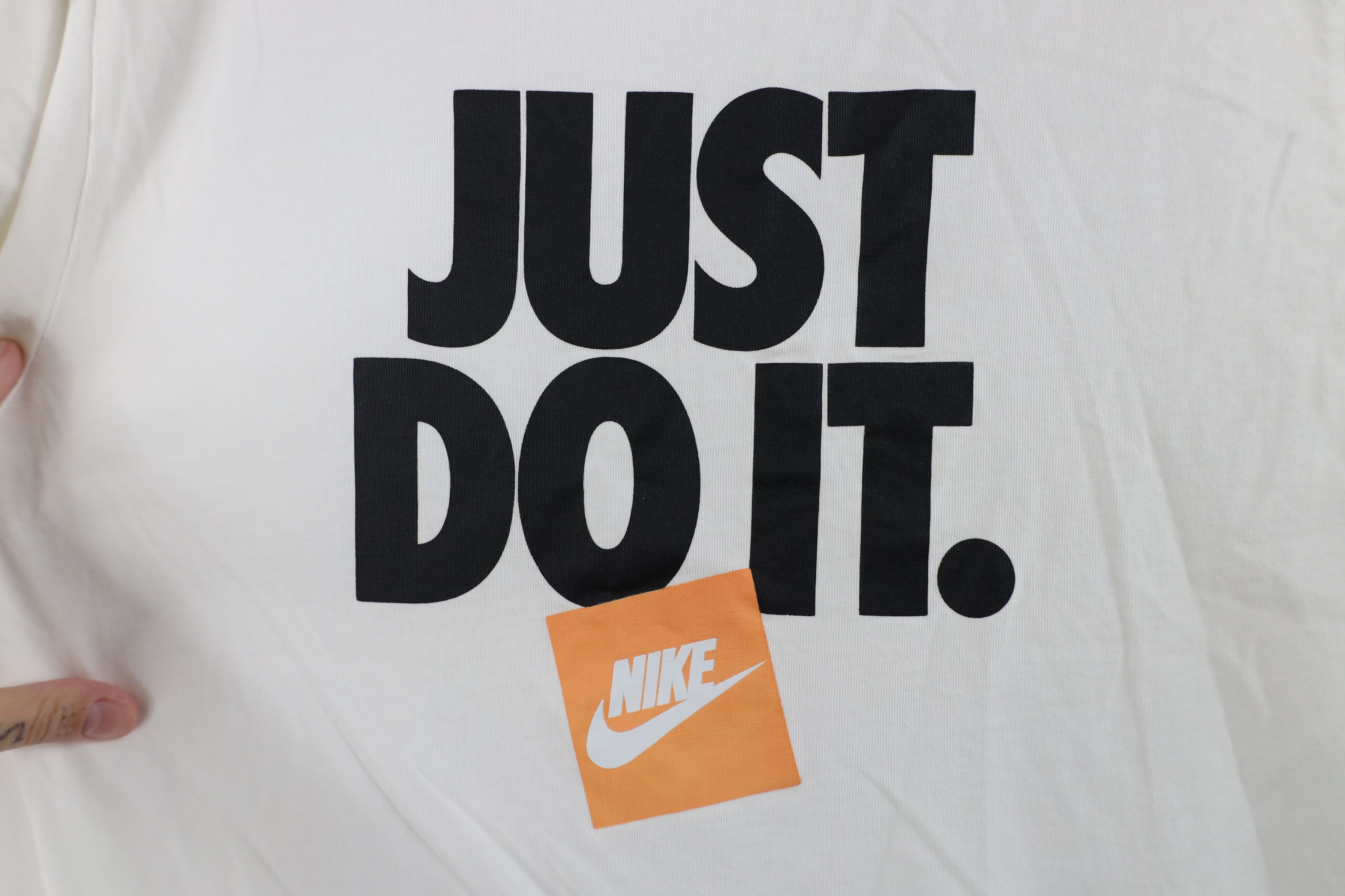 Nike Nike Spell Box Logo Just Do It Short Sleeve T-Shirt White Size US M / EU 48-50 / 2 - 4 Thumbnail