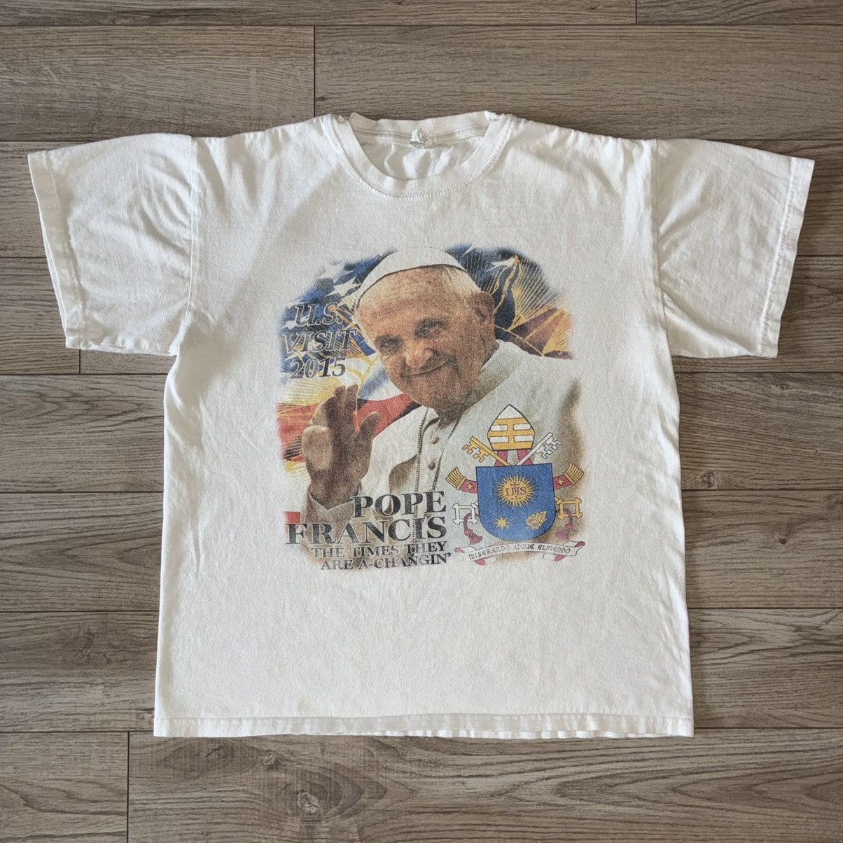 Other Pope Francis united states visit 2015 rap tee shirt Size US M / EU 48-50 / 2 - 1 Thumbnail